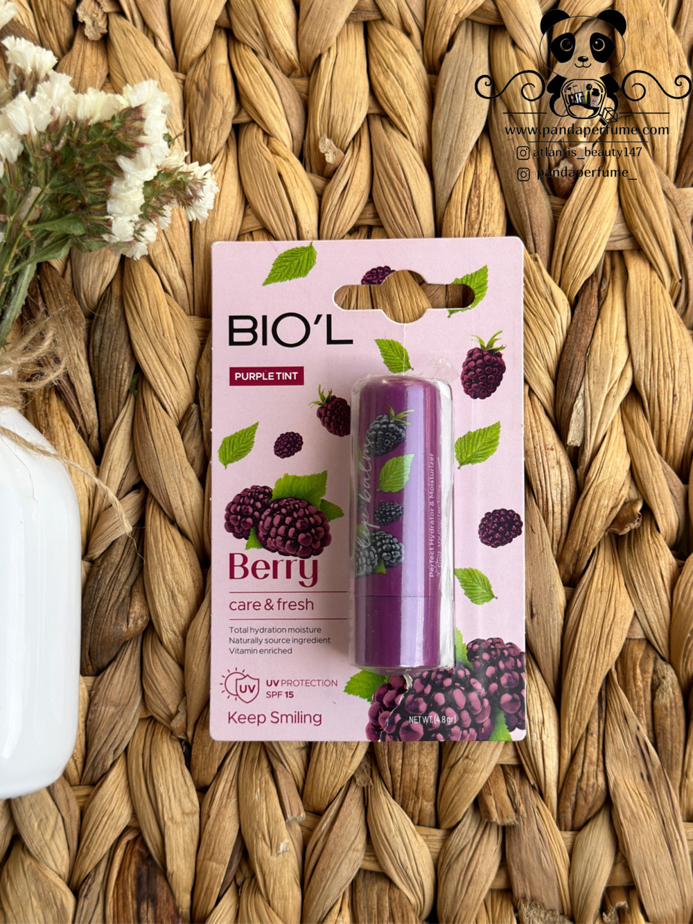 بالم لب شاه توت بيول | BIOL BERRY  LIP BALM 