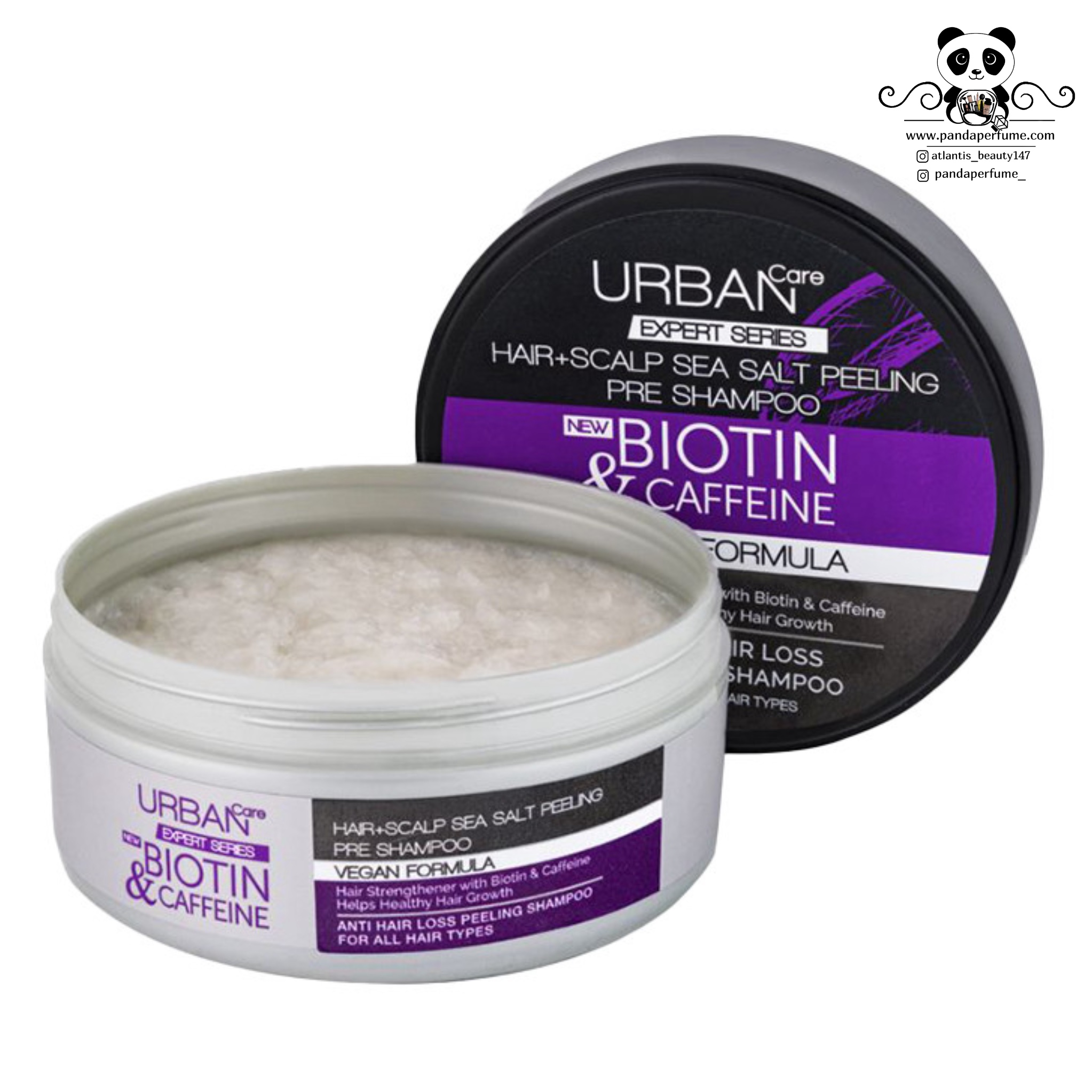 اسکراب کف سر بیوتین و کافئین URBAN 