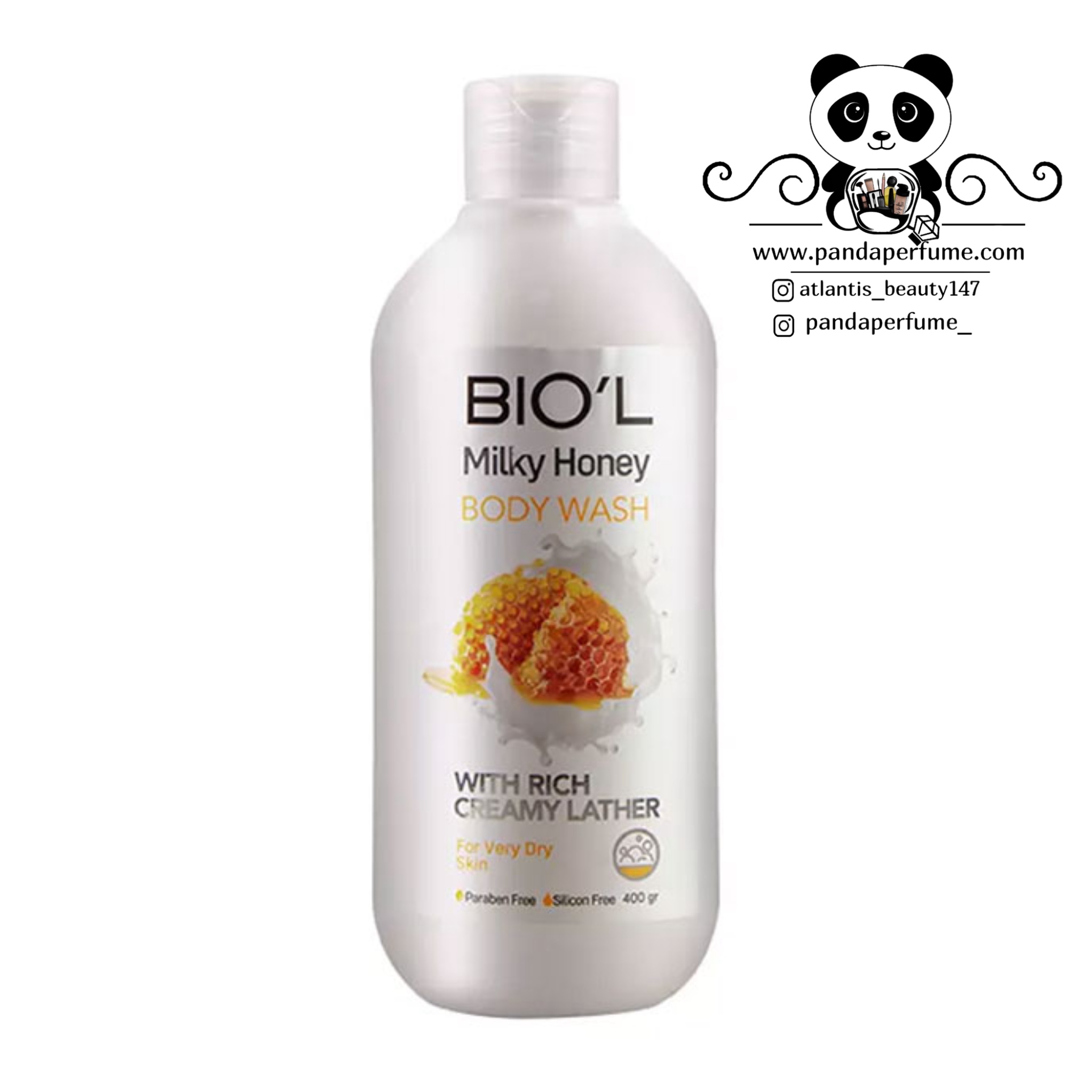 شامپو بدن بیول رایحه شیر عسل | Biol Shower Gel Milky Honey