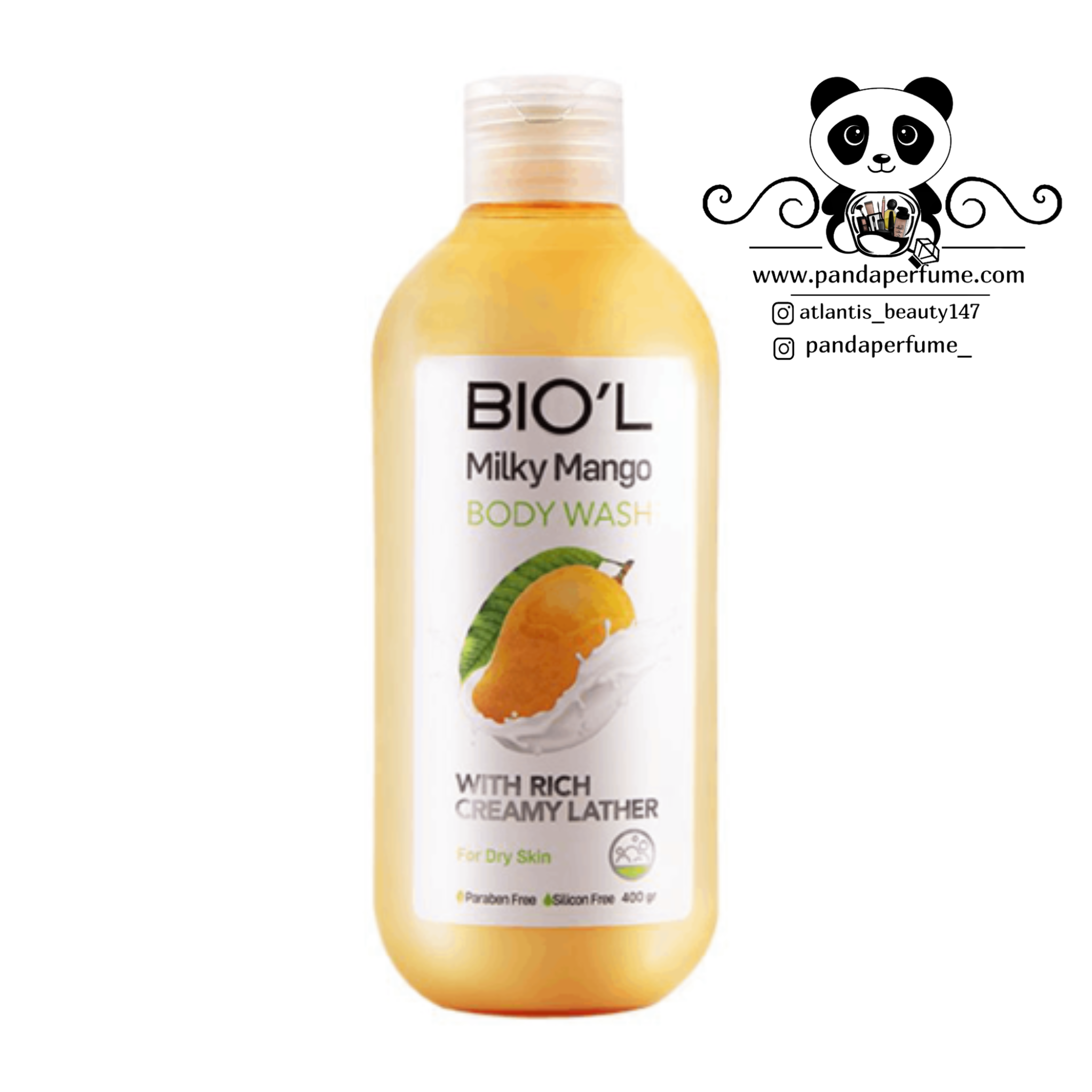 شامپو بدن بیول رایحه شیر انبه | Biol Shower Gel Milky Mango