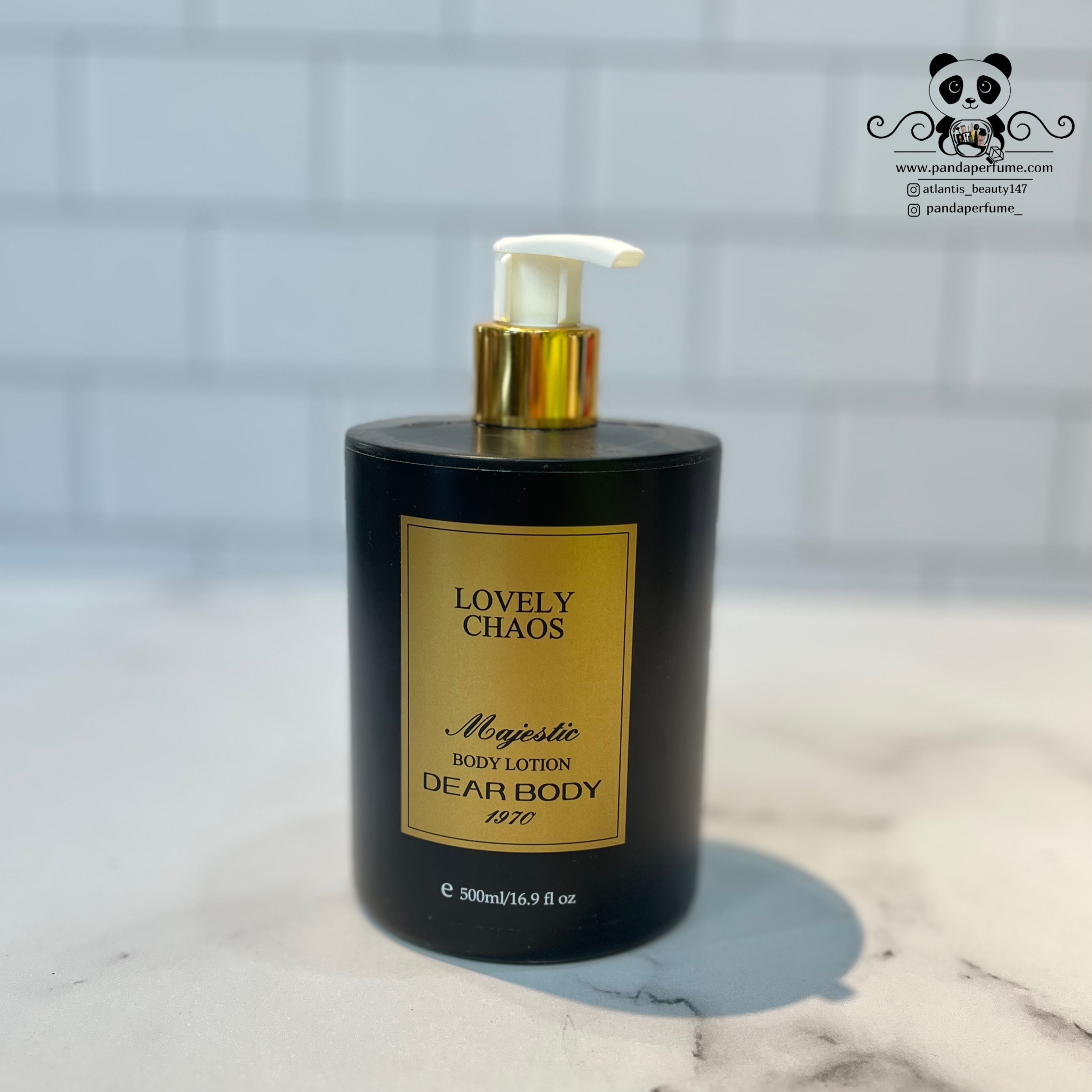 لوسیون بدن دیربادی مدل | Lovely Chaos Body Lotion For Men 500 ML