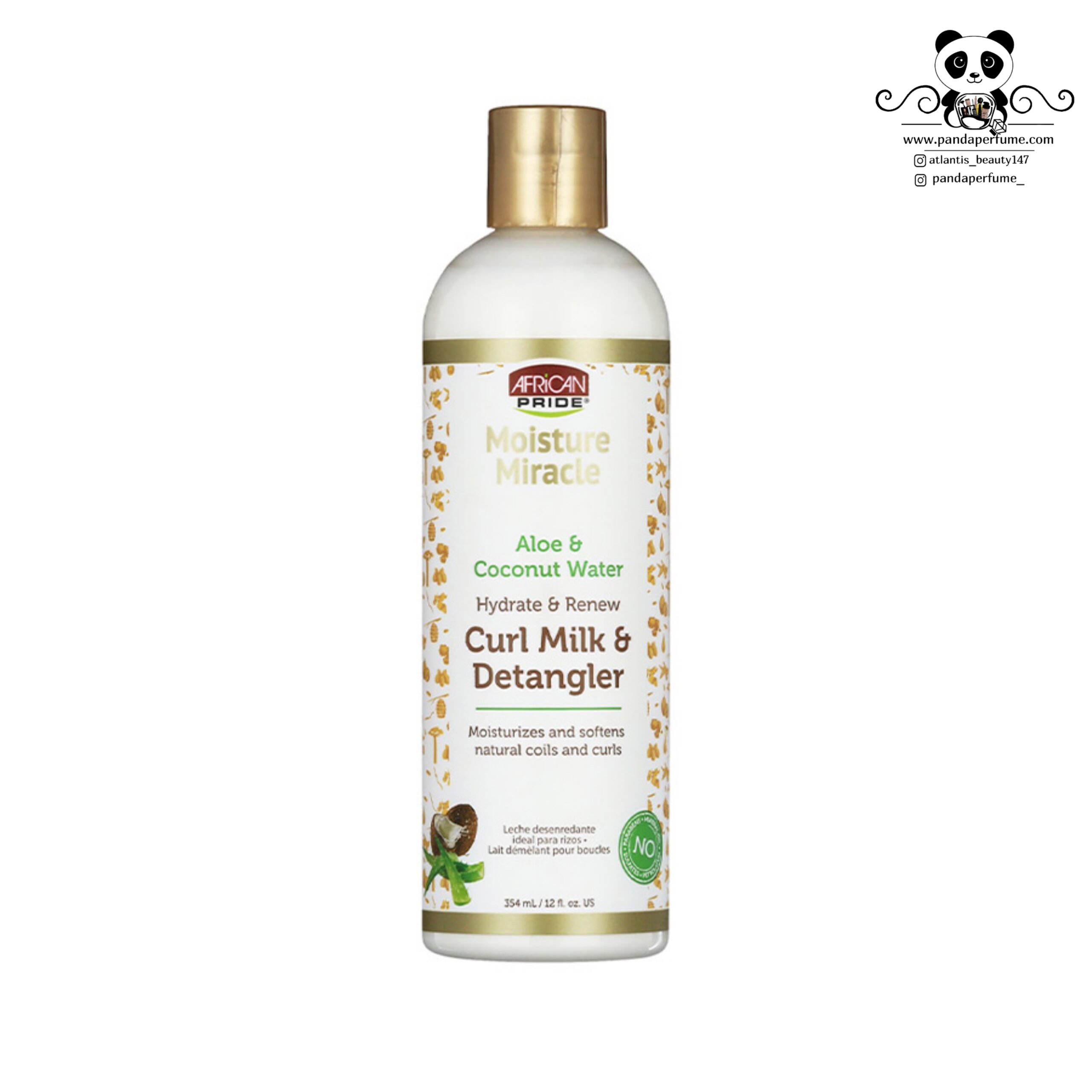 شیر مو گره بازکن و احیا کننده موهای خشک آفریکن پراید |  African Pride Moisture Miracle Curl Milk & Hair Detangler