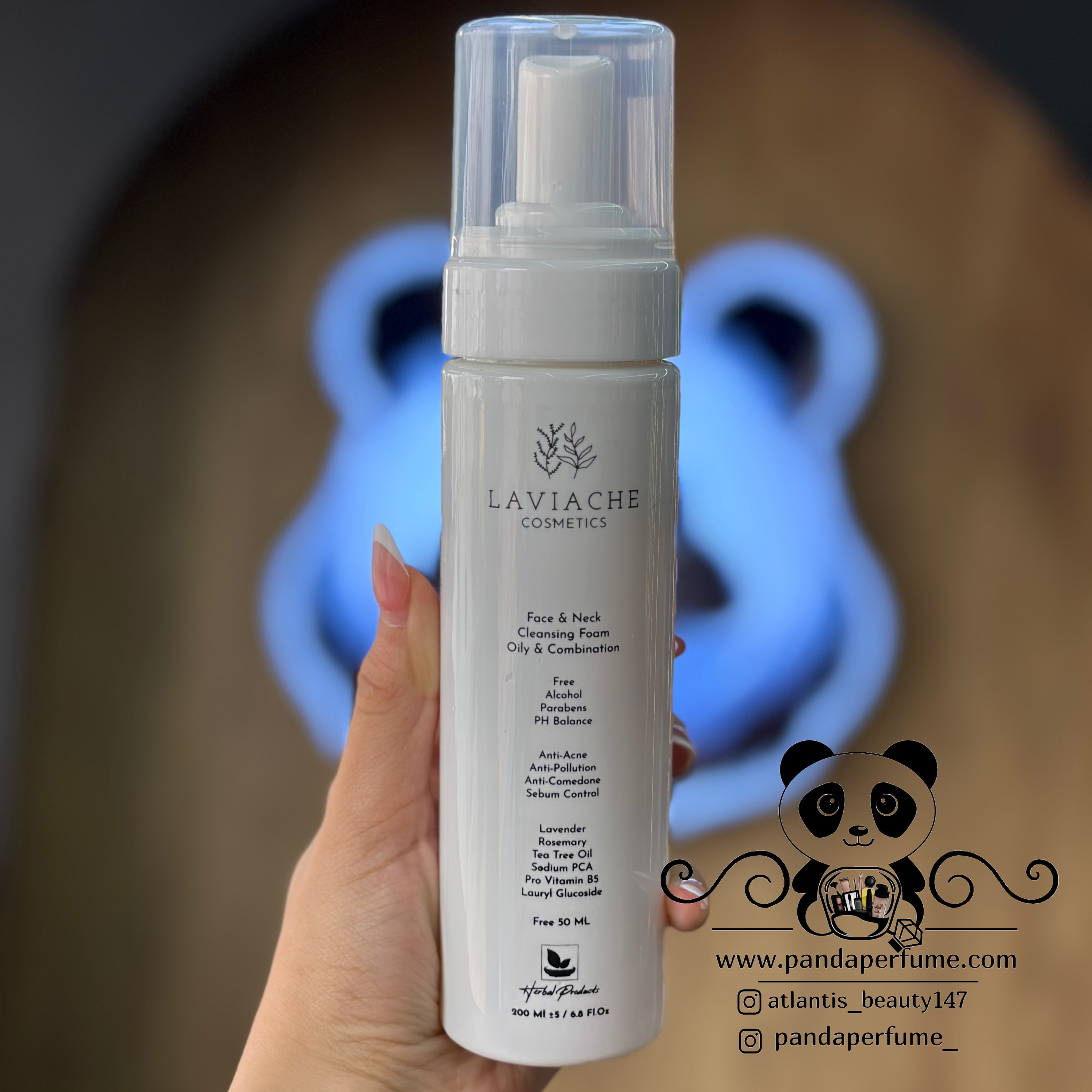 فوم شوینده پوست چرب لاویاچه | LAVIACHE cleansing foam