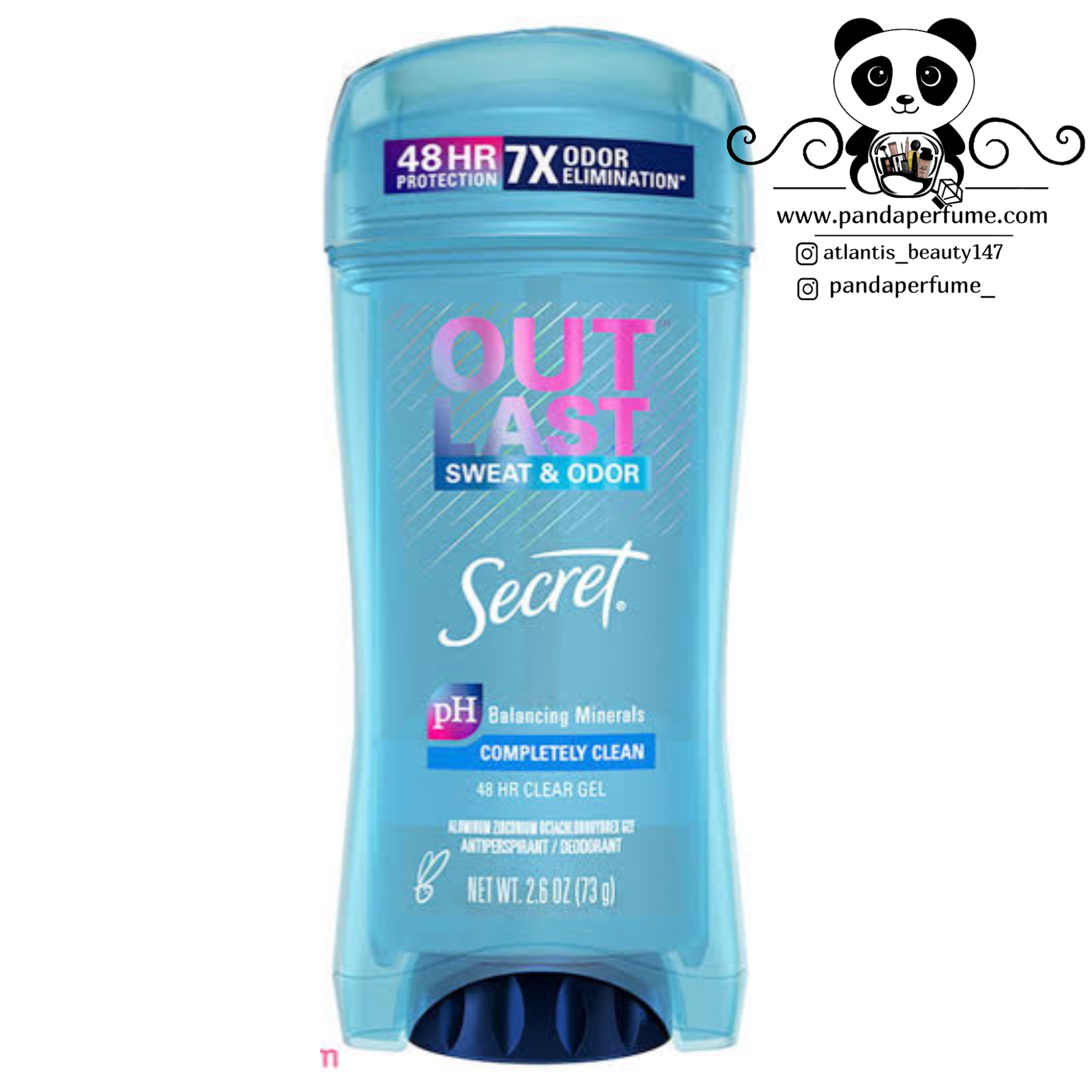 مام استیک سکرت ژله ای Secret Completely Clean گرم73 | Secret Completely Clean Antiperspirant Deodorant