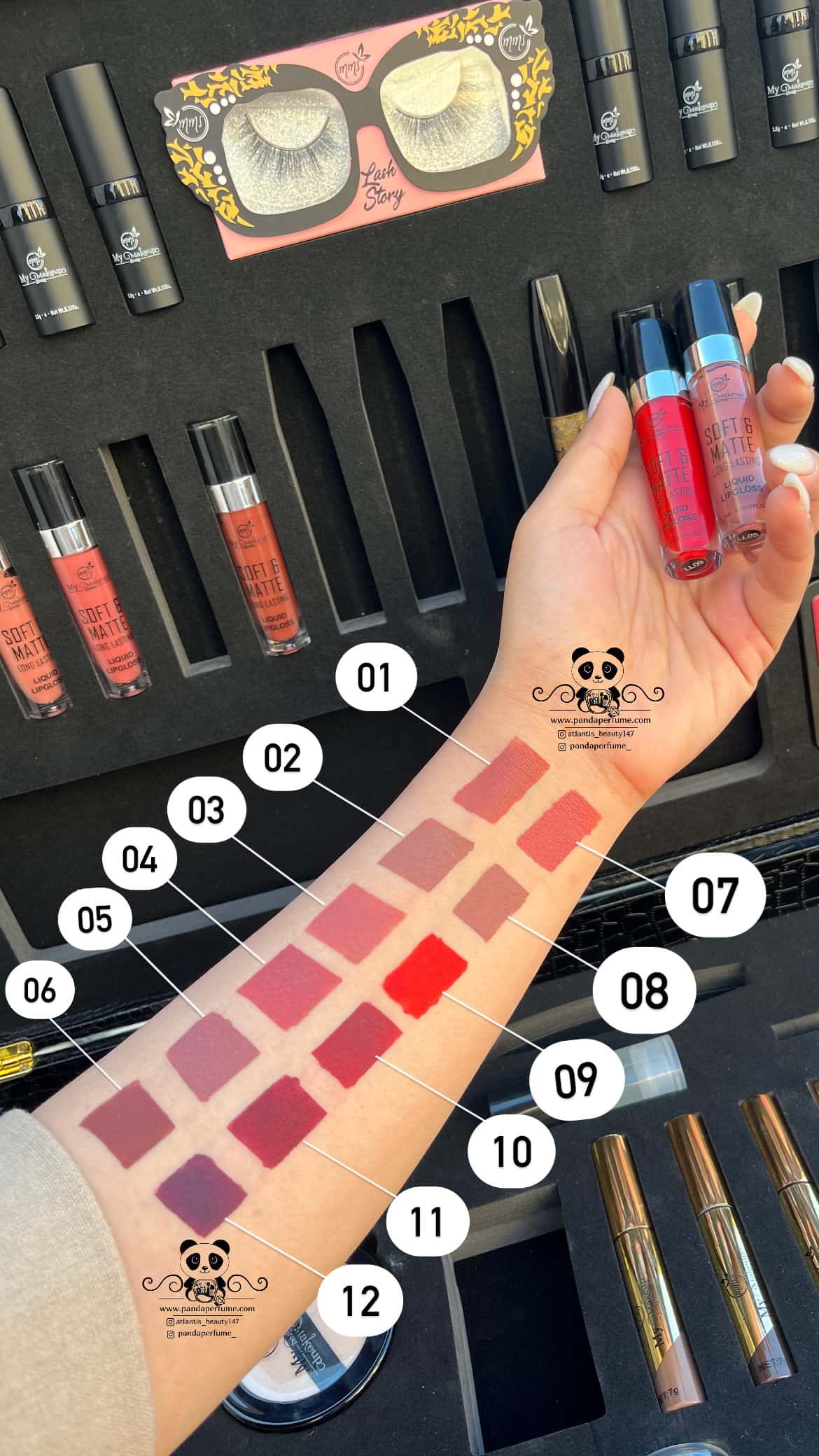 رژ مایع مات مای میکاپ | my makeup story SOFT & MATTE LONGLASTING LIQUID LIPGLOSS