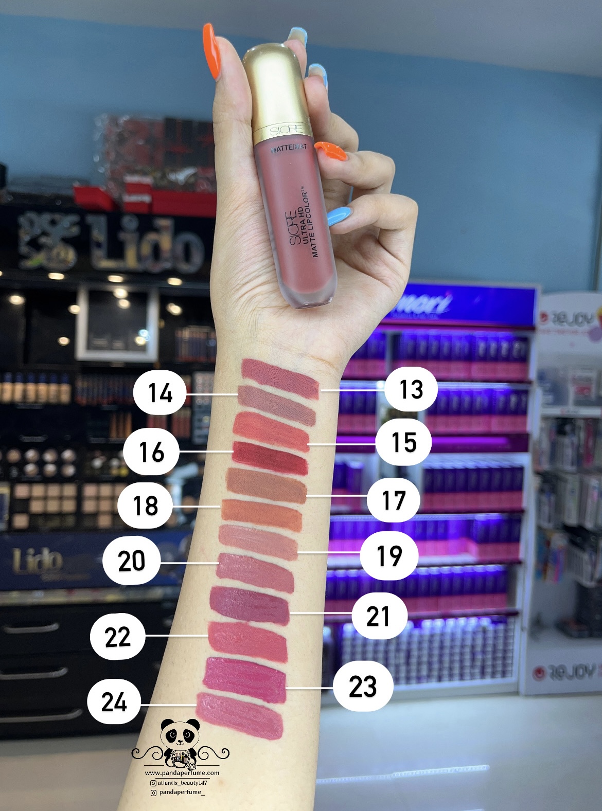 رژ لب  مات مایع با دوام سیوره  | SIORE ULTRA HD MATTE LIP COLOR 