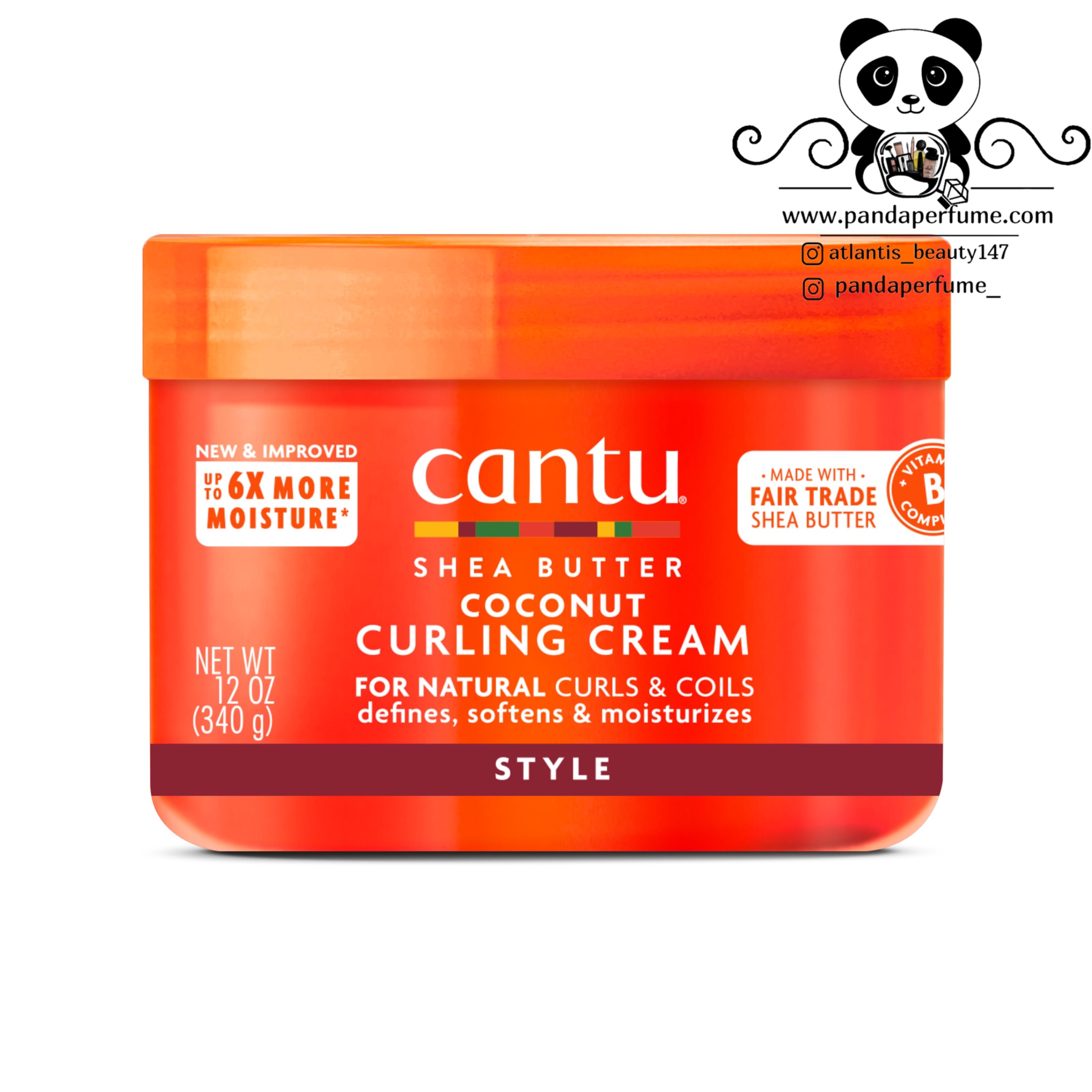 کرم مو استایل کنتو شی باتر Cantu Coconut Curling Cream