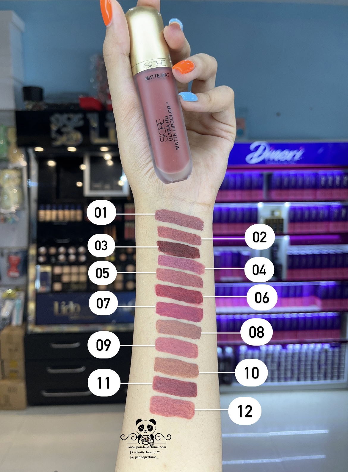 رژ لب  مات مایع با دوام سیوره  | SIORE ULTRA HD MATTE LIP COLOR 