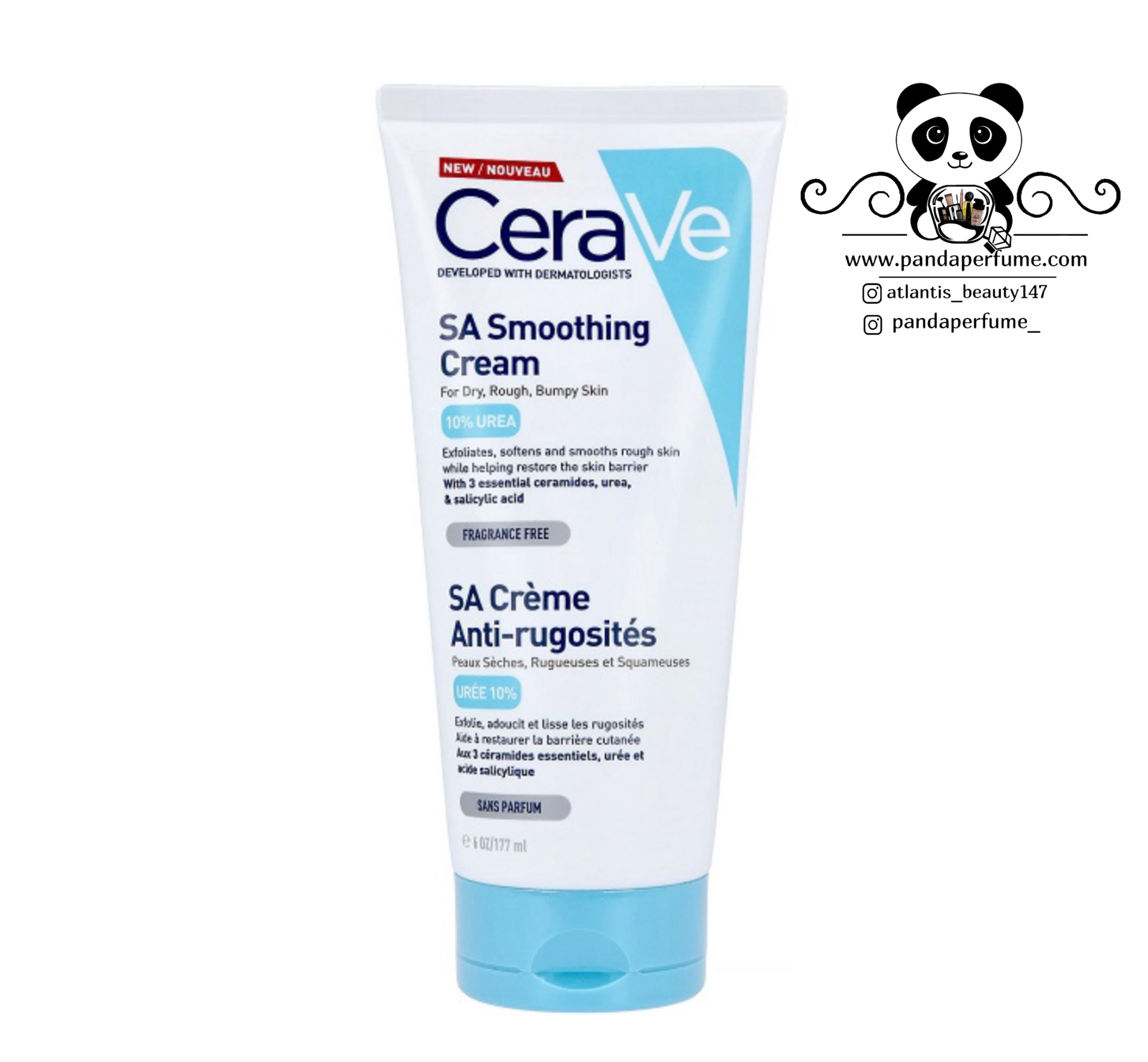 کرم مرطوب کننده و نرم کننده قوی سراوی Cerave مدل SA Smoothing cream