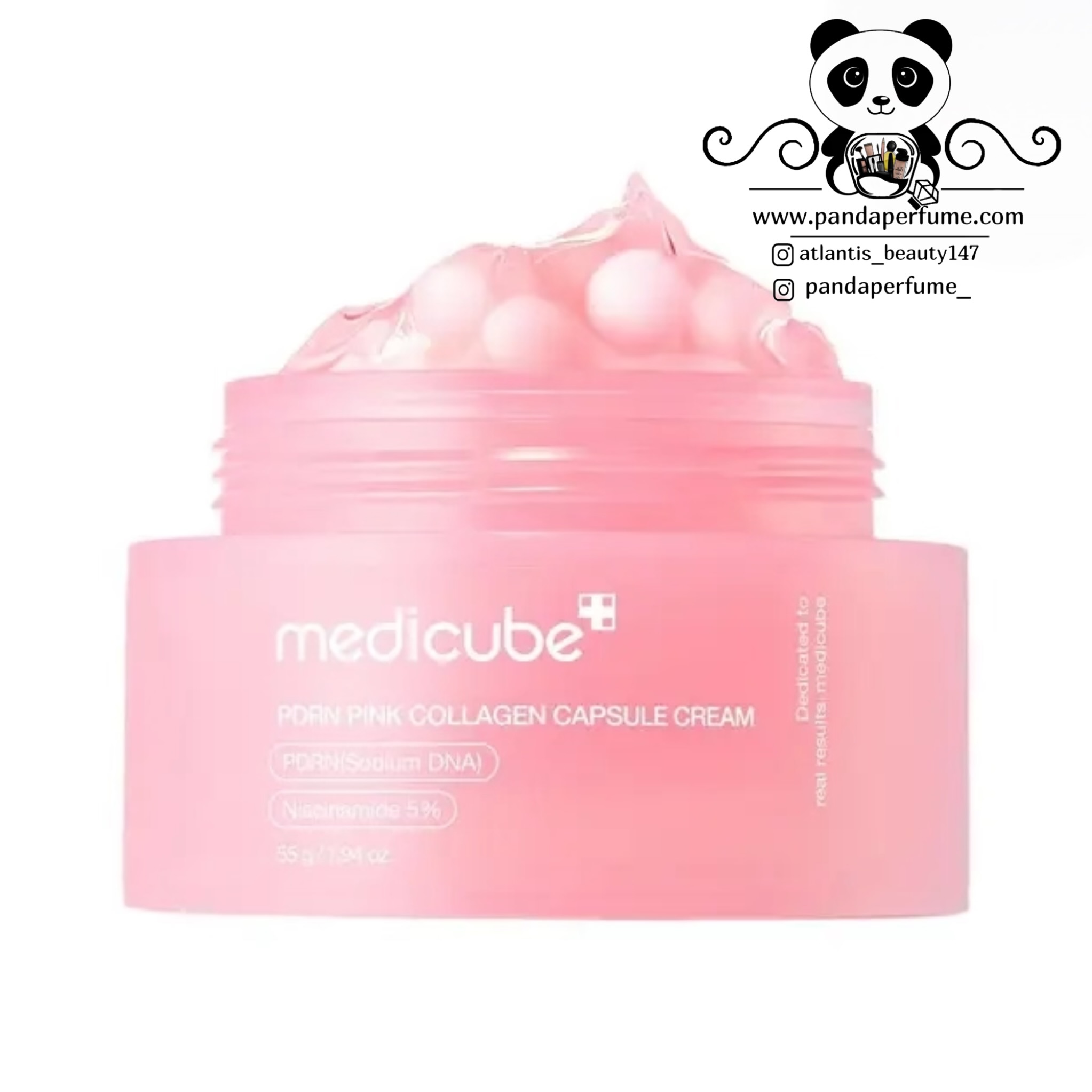 کرم کپسولی کلاژن و PDRN مدی‌ کیوب | Medicube PDRN Pink Collagen Capsule Cream 