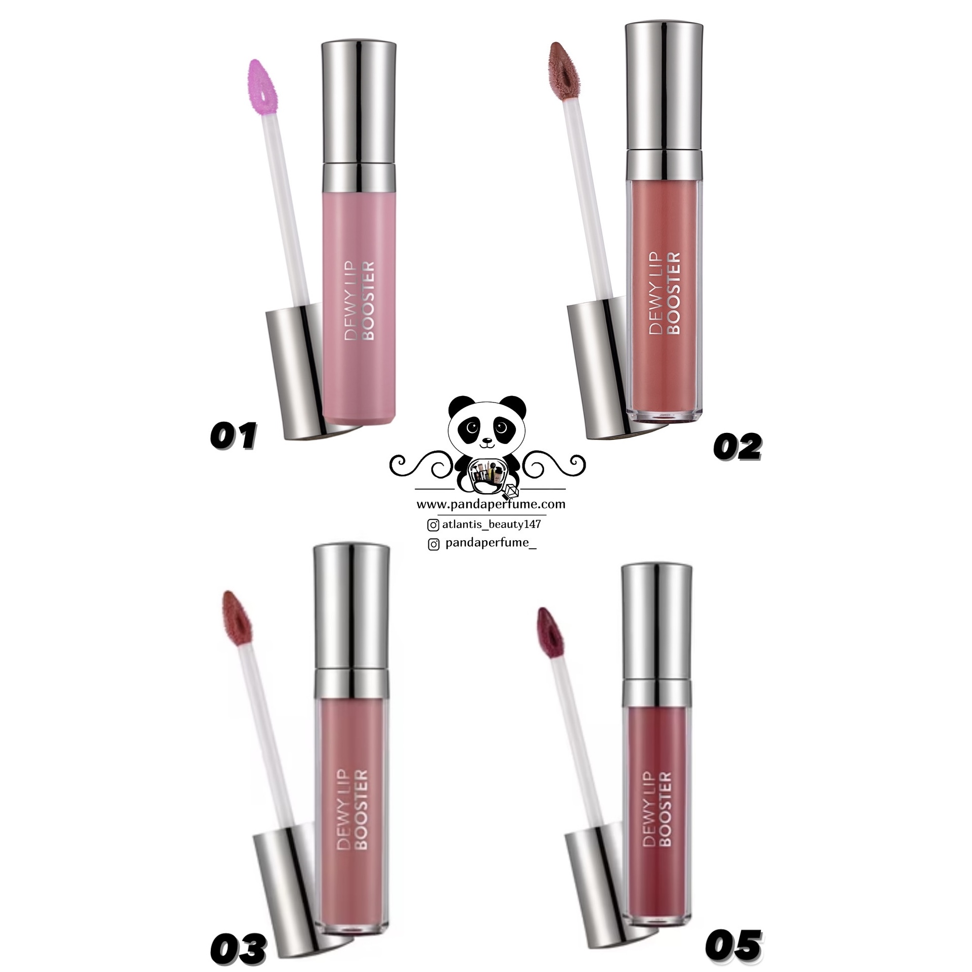 لیپ گلاس حجم دهنده فلورمار-DEWY LIP BOOSTER FLORMAR 