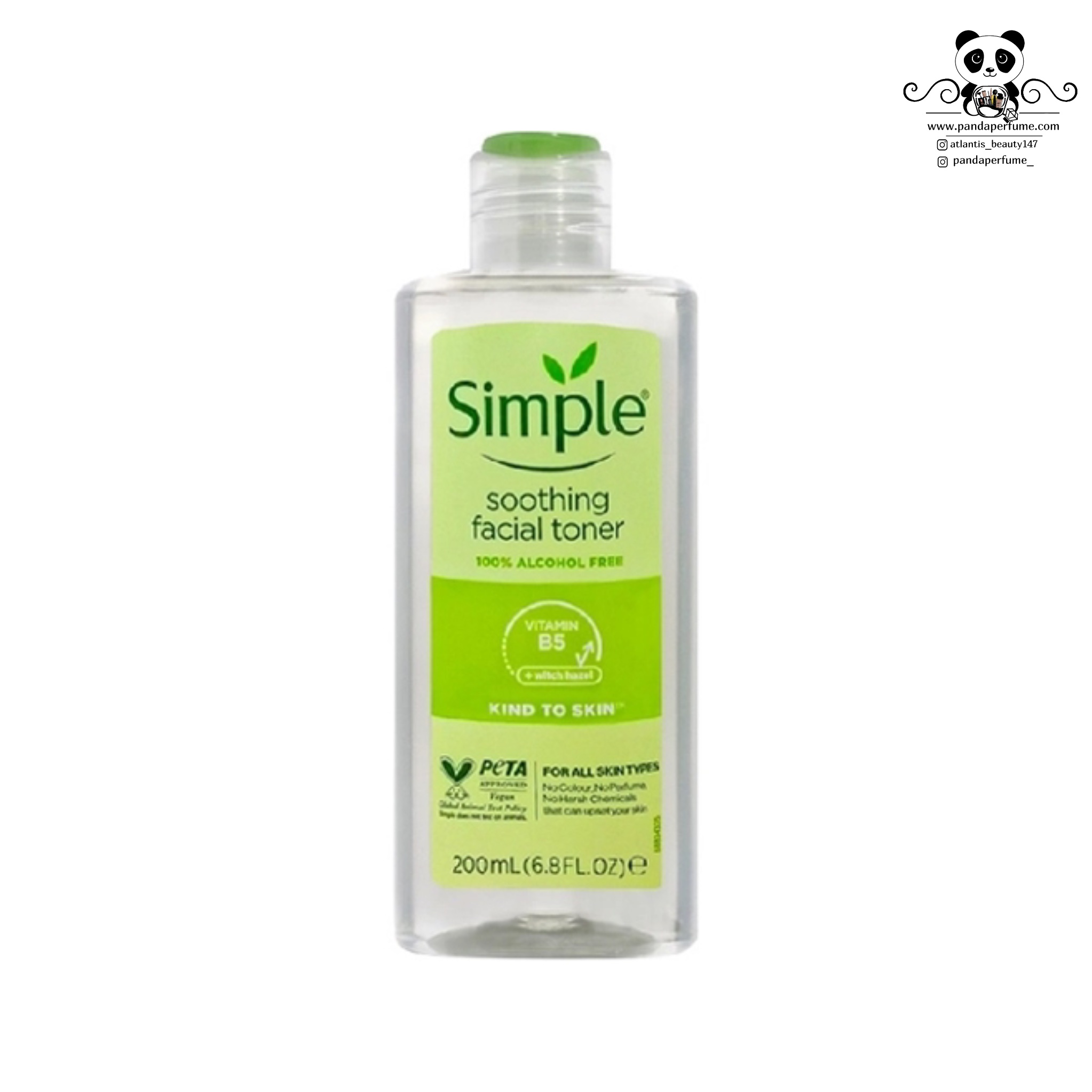 تونر آرامش بخش صورت سیمپل مدل  |   Simple Soothing Facial Toner 