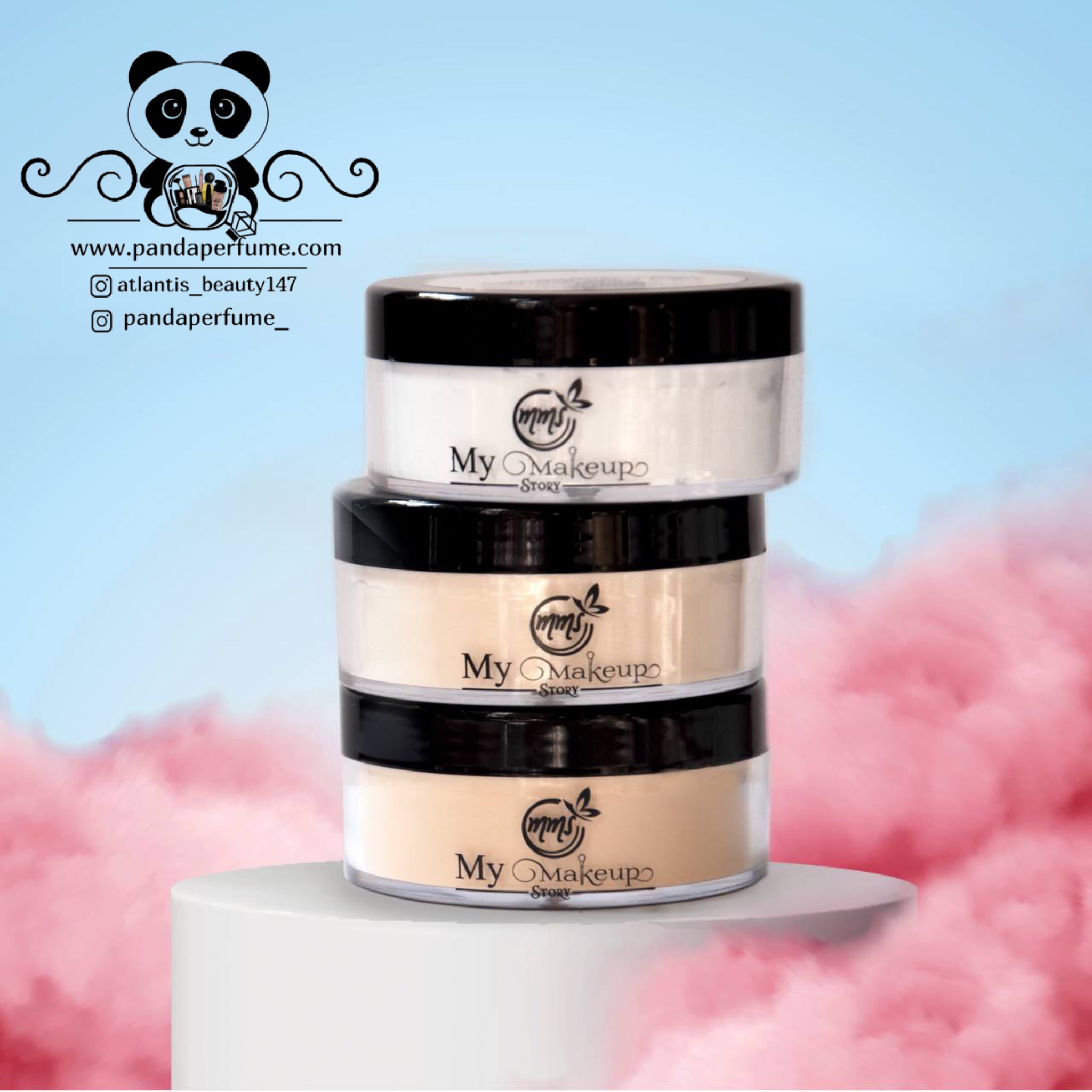 پودر فیکس نانو مای میکاپ استوری |  MY MAKEUP STORY INVISIBLE FIXING POWDER