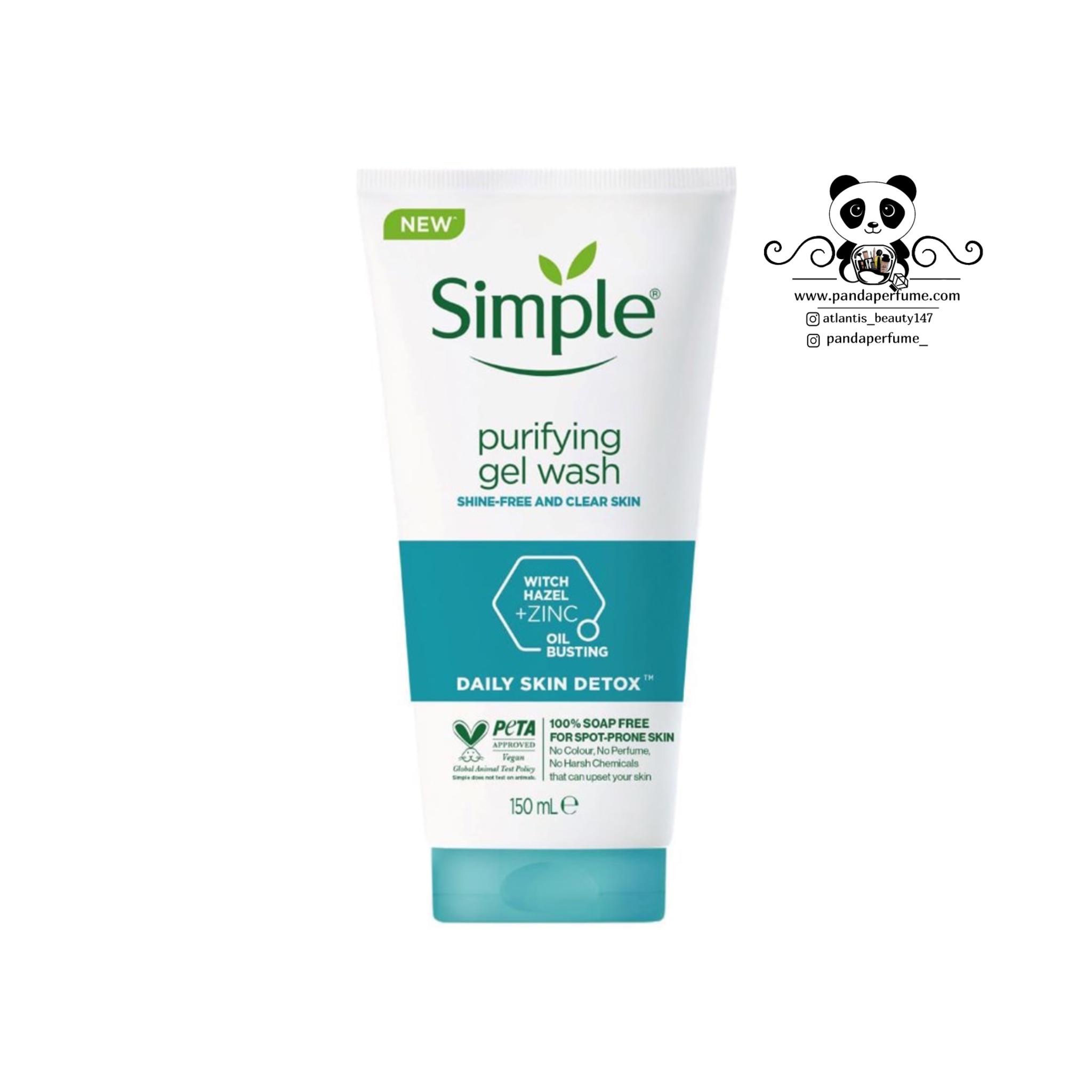 ژل شست و شو سیمپل purifying gel wash Simple 