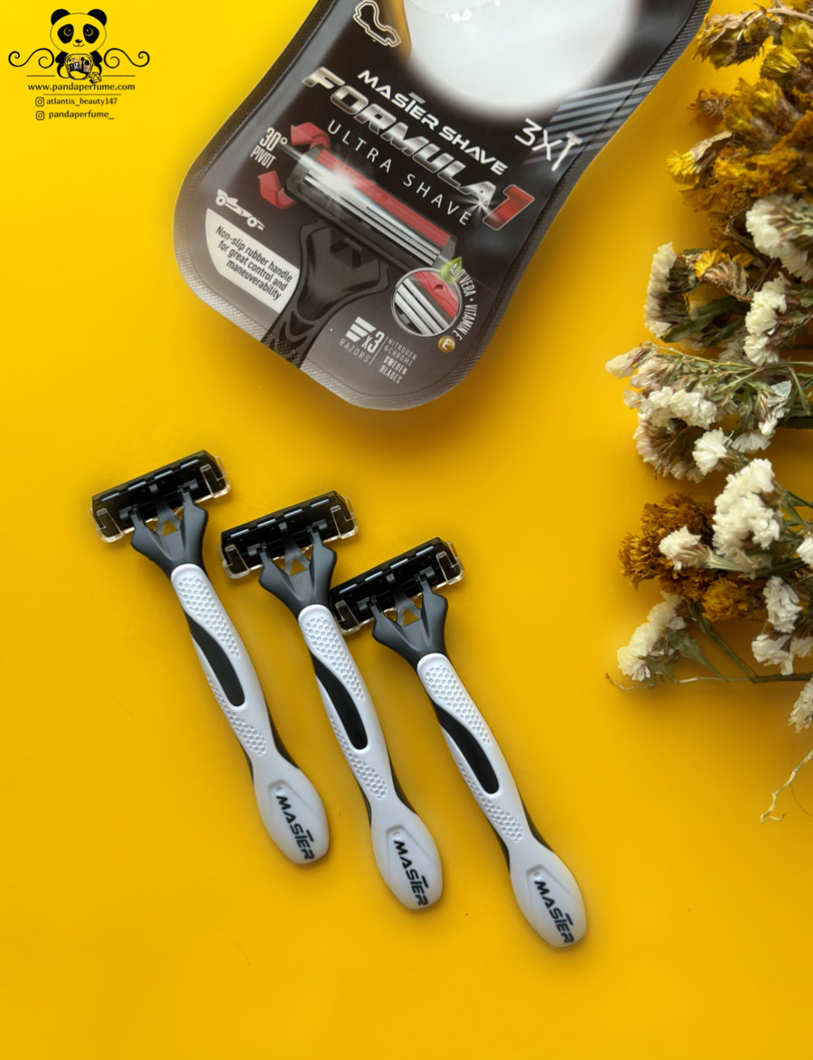 خودتراش مردانه مستر شیو Master Shave مدل Formula1 بسته 3 عددی