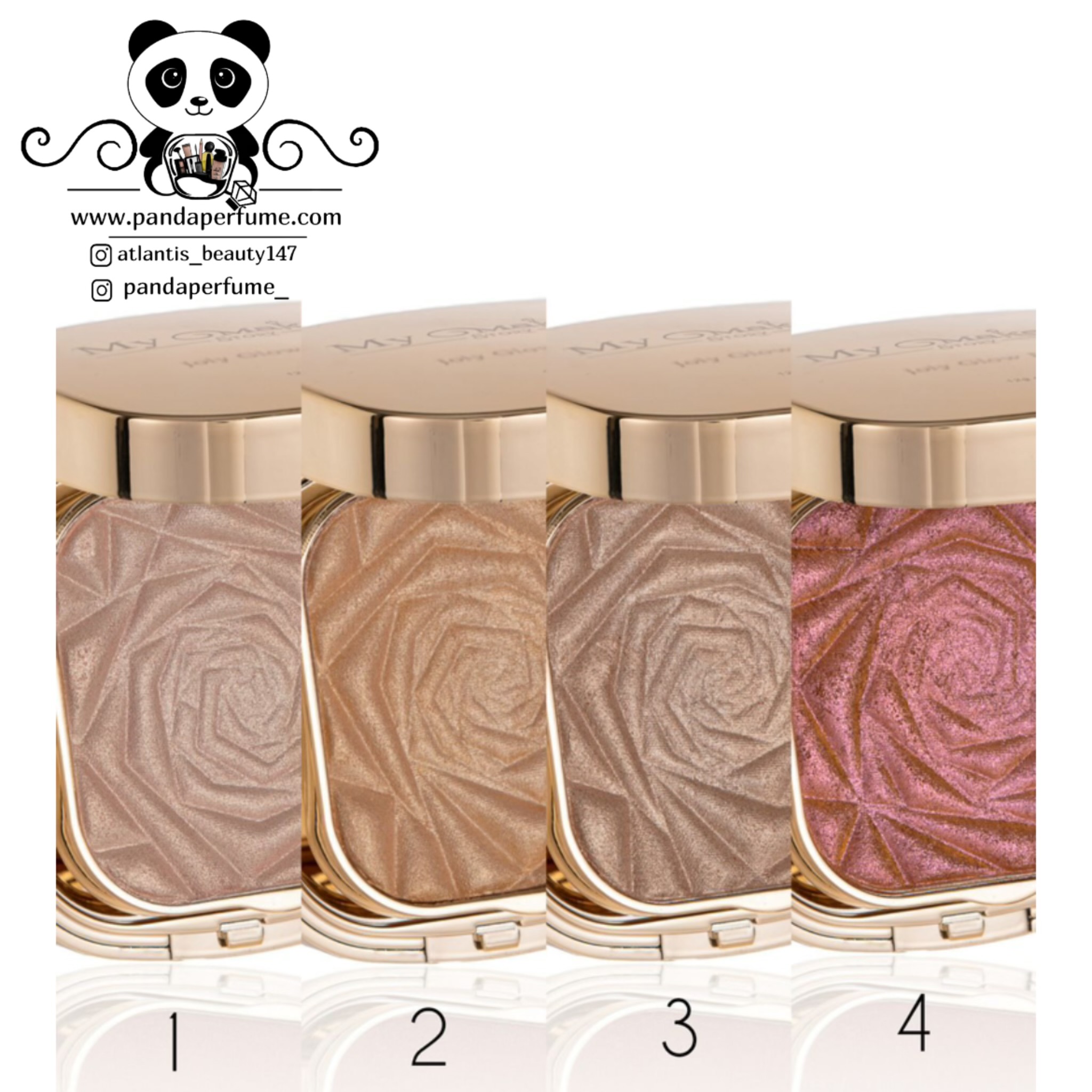 هایلایتر جامد نانو شاینی مای میکاپ استوری | MY MAKEUP STORY Get Gorgrous Highlighter