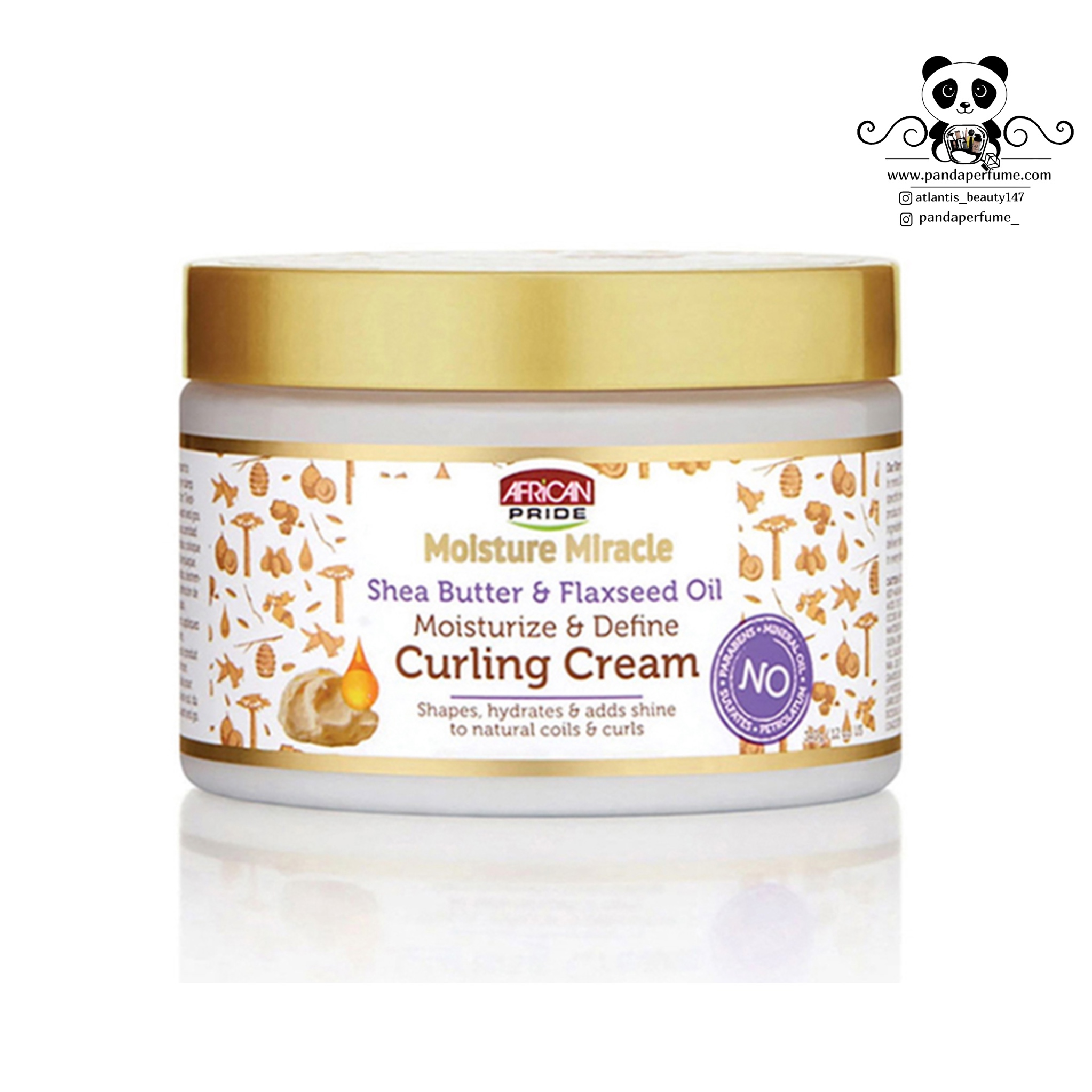 کرم فر کننده آفریکن پراید  |  African Pride Moisture Miracle Shea Butter & Flaxseed Oil Curling Cream