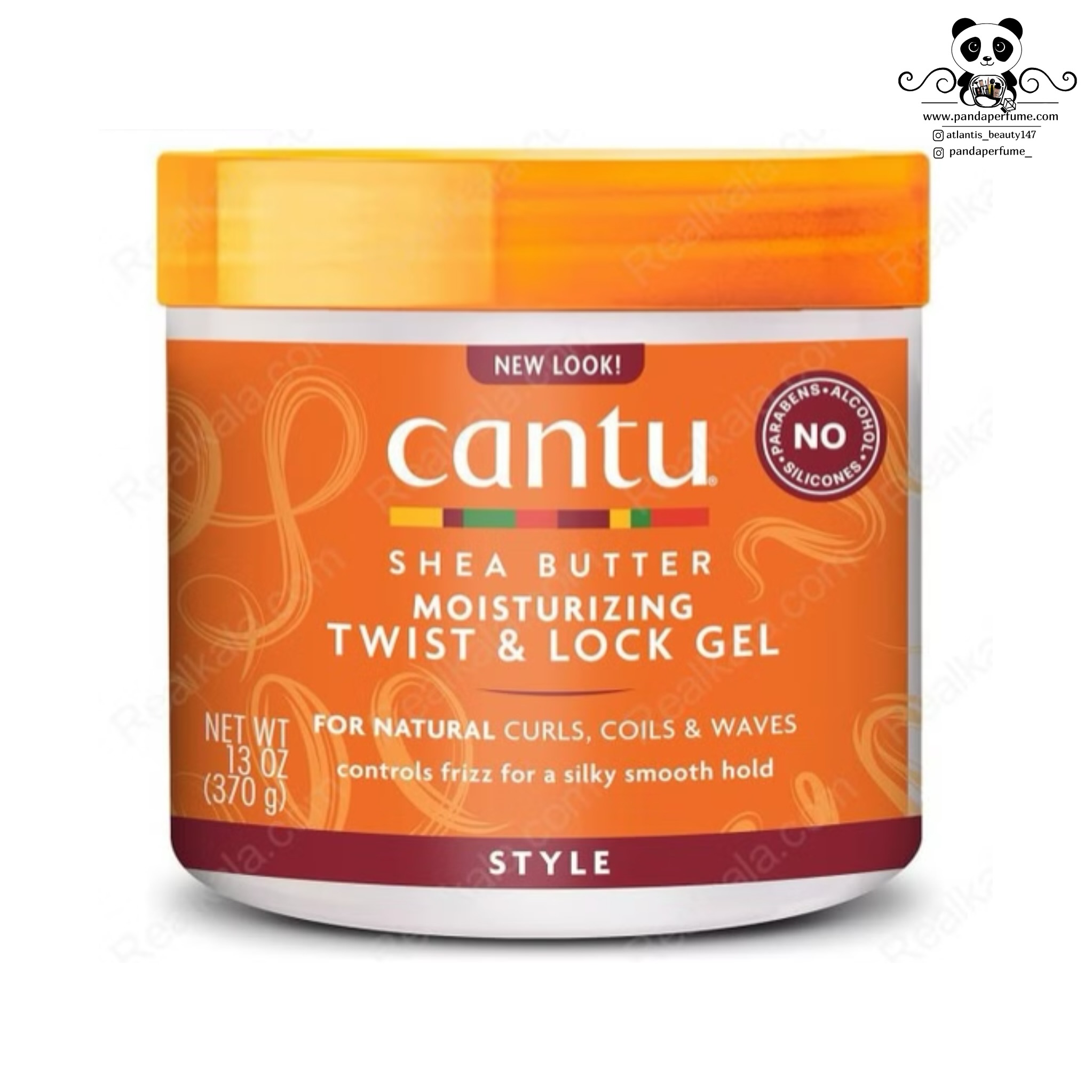 ژل کرم حالت دهنده و آبرسان کنتو |  Cantu Moisturizing Twist & Lock Gel