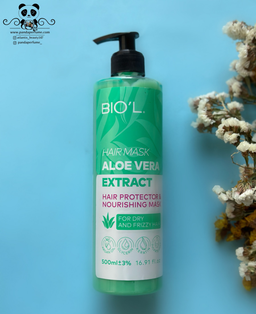 ماسک مو بیول حاوی عصاره‌ی آلوئه ورا|  Biol Aloe Vera For Dry And Frizzy Hair Mask