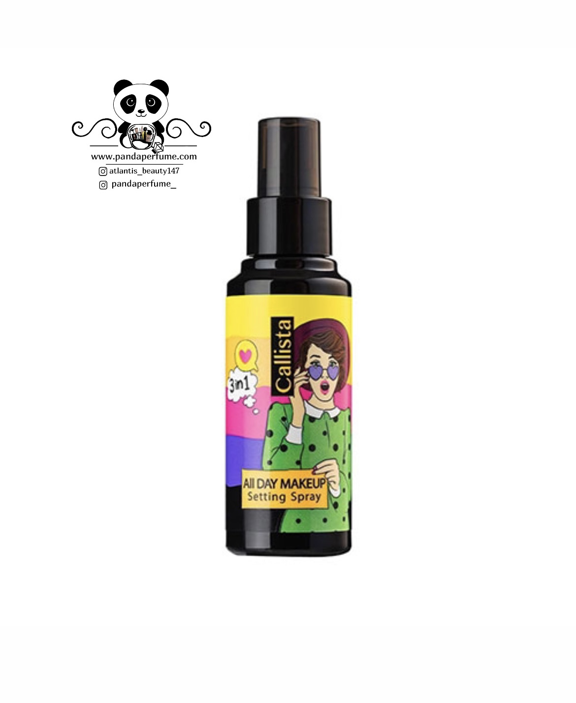 اسپری فیکساتور آرایش صورت کالیستا | Callista face makeup fixative spray