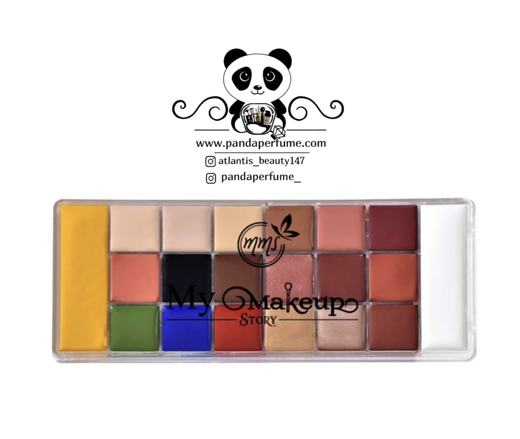 پالت رنگدانه جادویی مای میکاپ استوری |  AMAZING PALETTE 20 FLASH COLOR MY MAKEUP