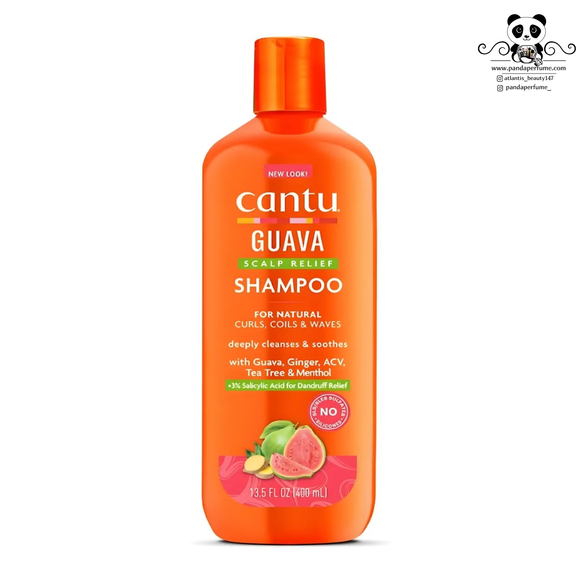 شامپو ضد شوره گواوا کنتو | cantu guava scalp nourishing treatment shampoo