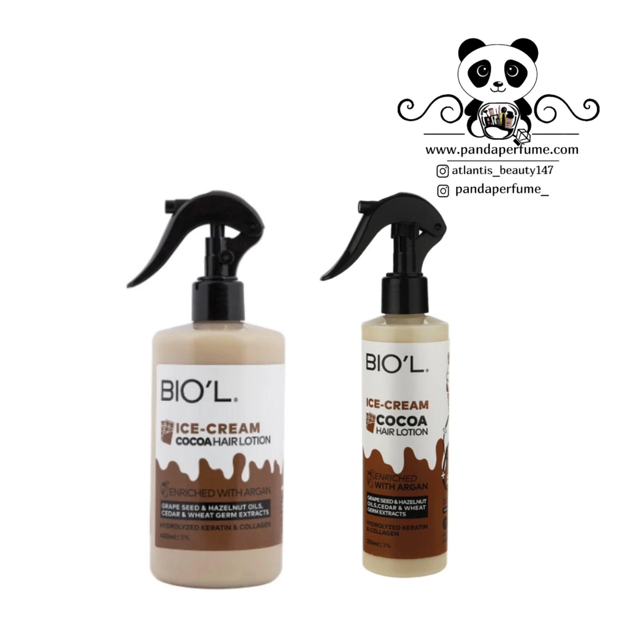 لوسیون مو بدون آبکشی بیول مدل بستنی شكلاتي Biol