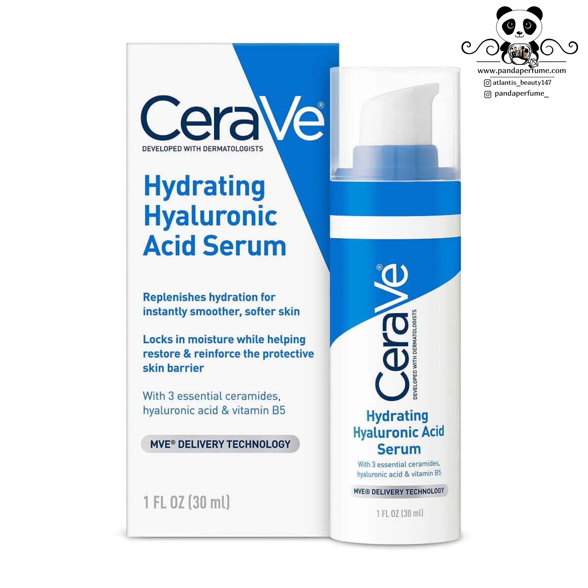 سرم آبرسان هیالورونیک اسید سراوی |  CeraVe Hydrating Hyaluronic Acid Serum