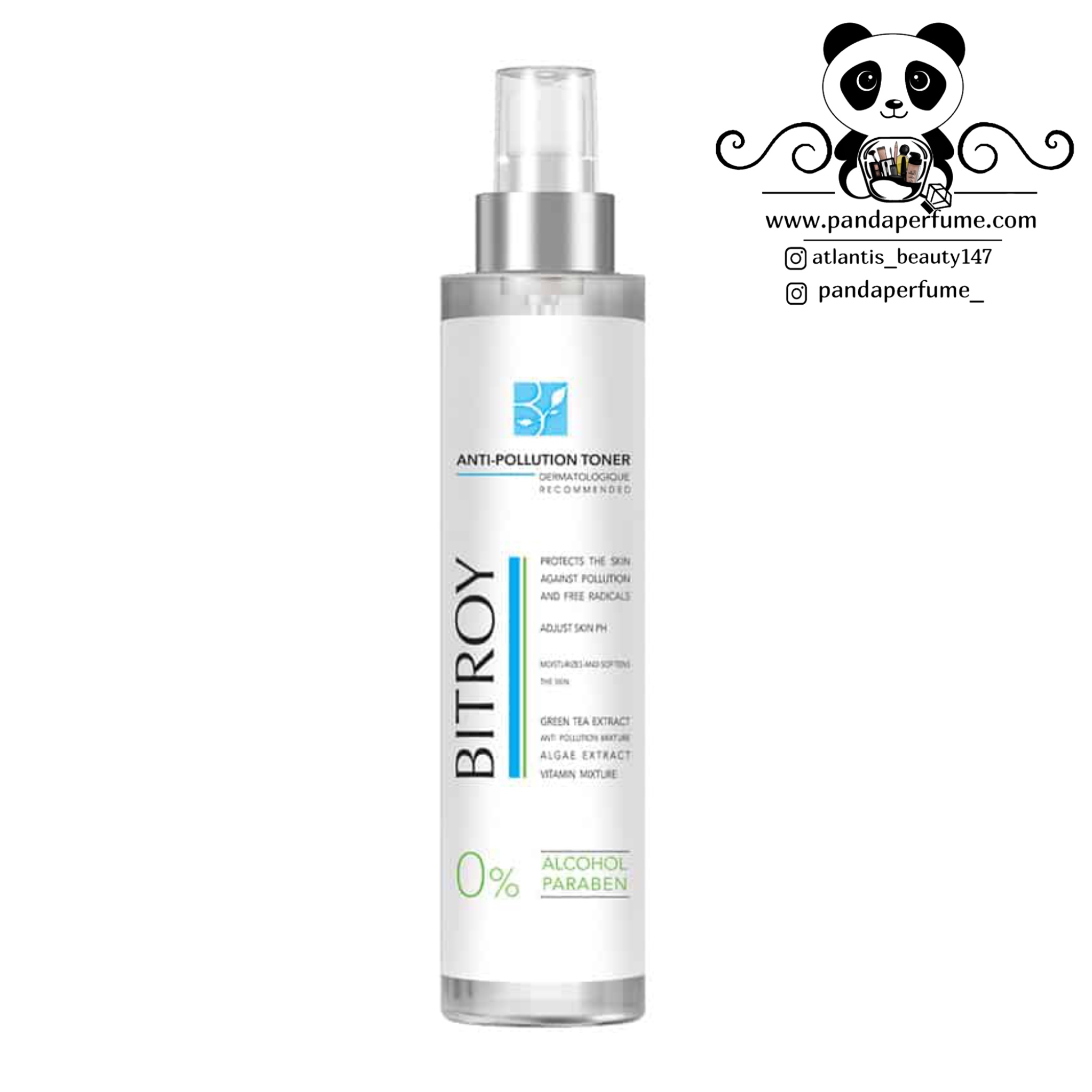 تونر پاک کننده و بر طرف کننده آلودگی پوست حجم 200 میل بیتروی |  Bitroy Cleansing Toner And Anti Pollution 200 ml