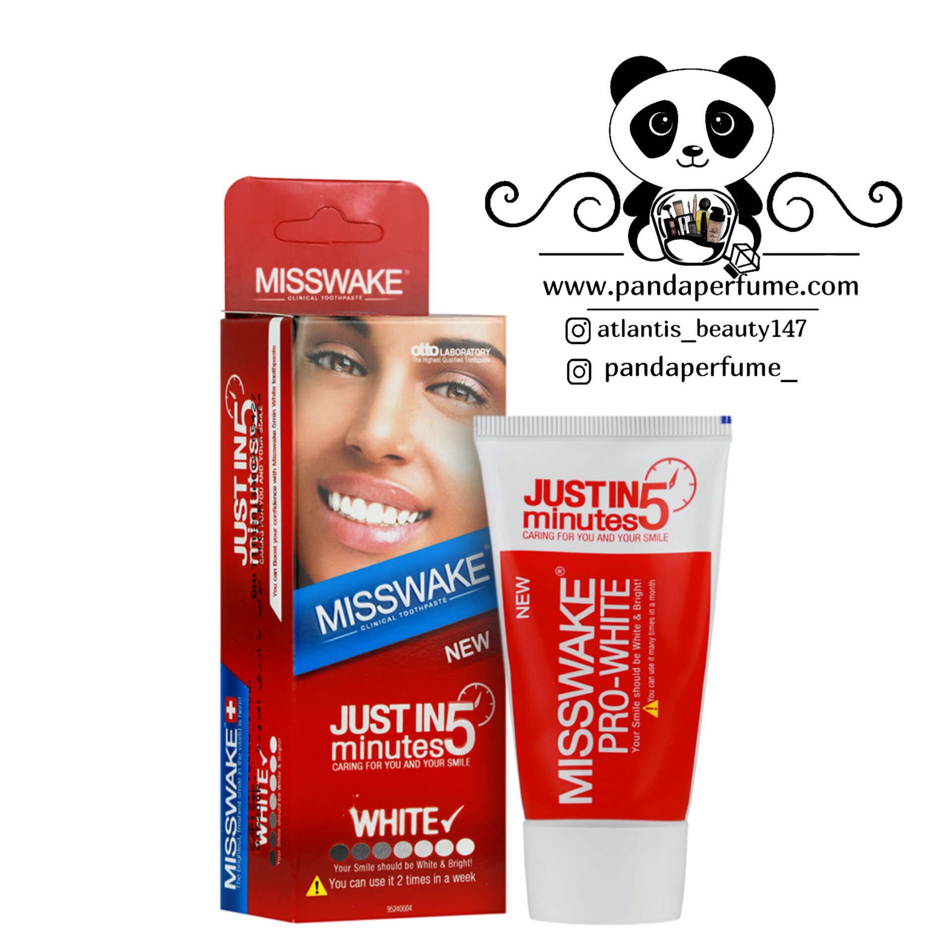 خمیر دندان سفید کننده فوری میسویک|Misswake Just In5 minutes