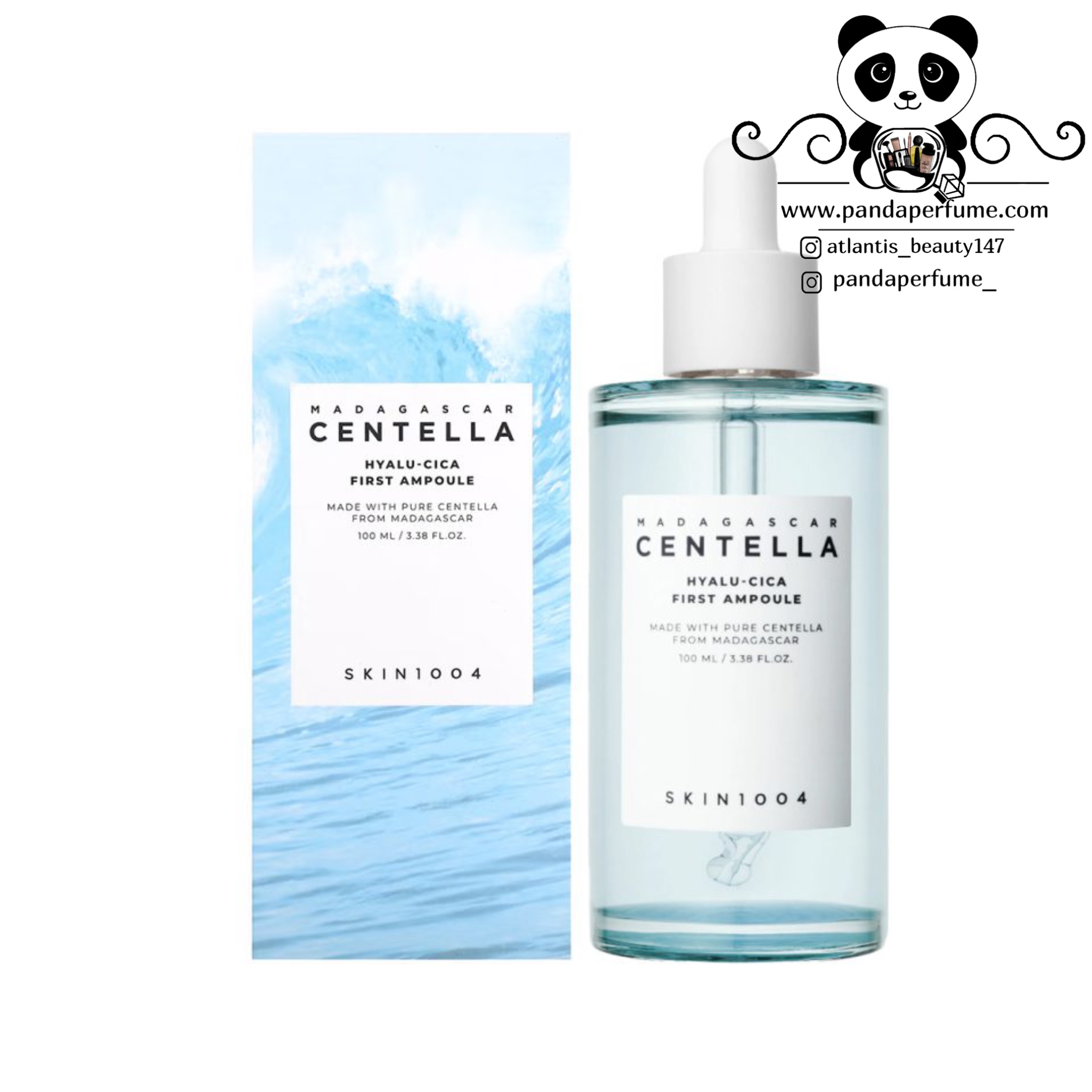 آمپول آبرسان هیالو سیکا ماداگاسکار سنتلا اسکین 1004SKIN 1004 madagascar centella hyalu cica first ampoule