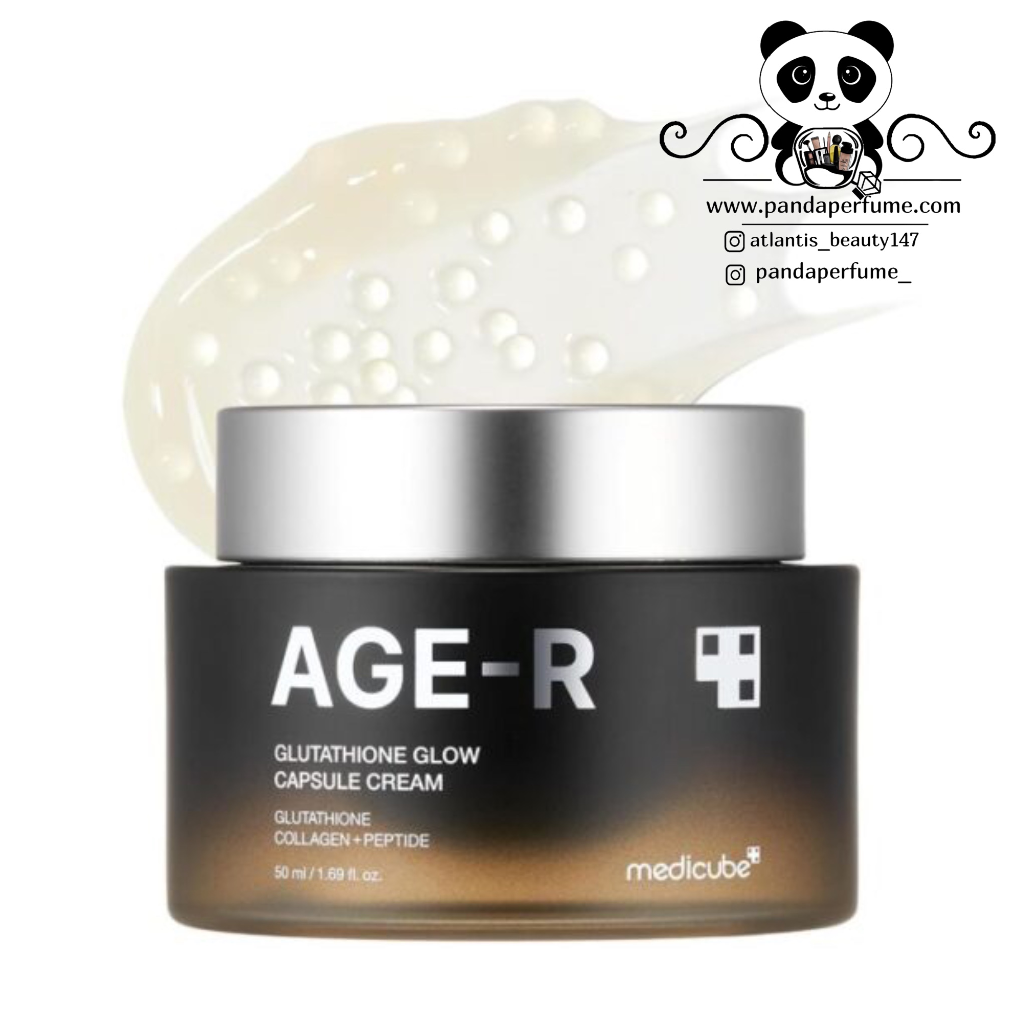 کرم کپسولی گلوتاتیون مدی کیوب  ایج ار |  Glutathione Glow Capsule Cream (AGE R)