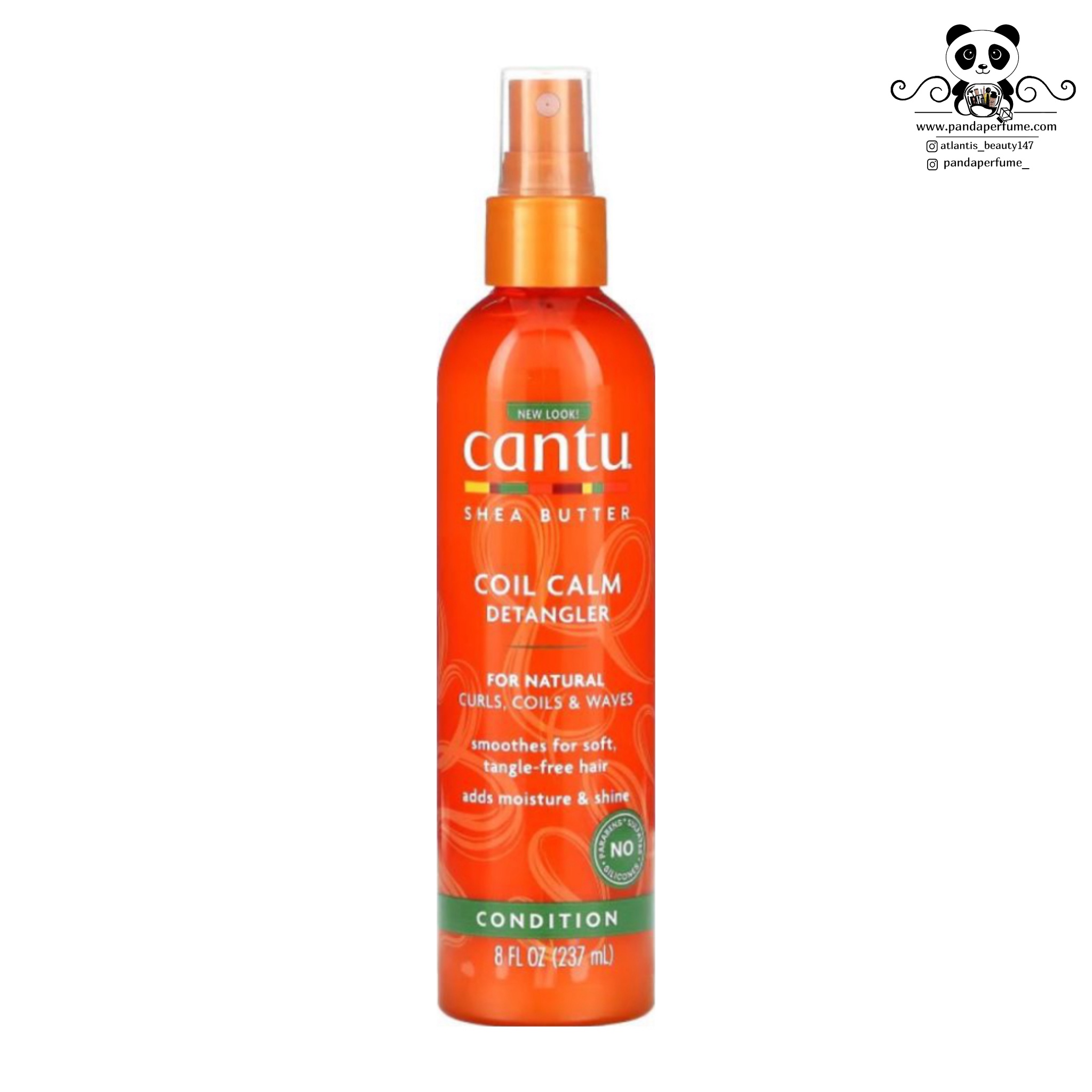 اسپری بازکننده گره های مو کانتو حاوی کره شی باتر 236میل Cantu Shea Butter Coil Calm Detangler 236ml
