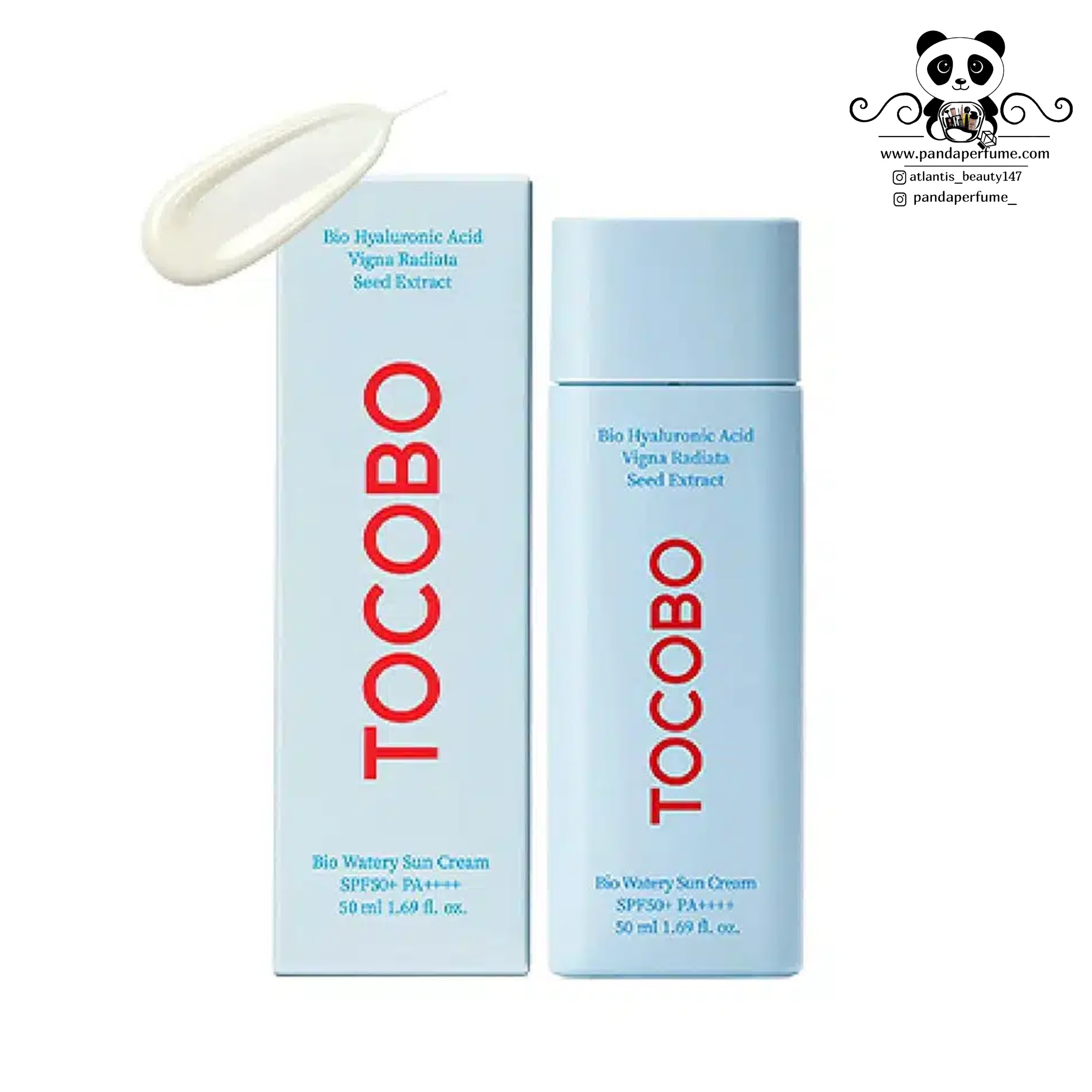 ضدافتاب بیو واتری هیالورونیک اسید کرمی توکوبو | Tocobo Bio Watery Sun Cream