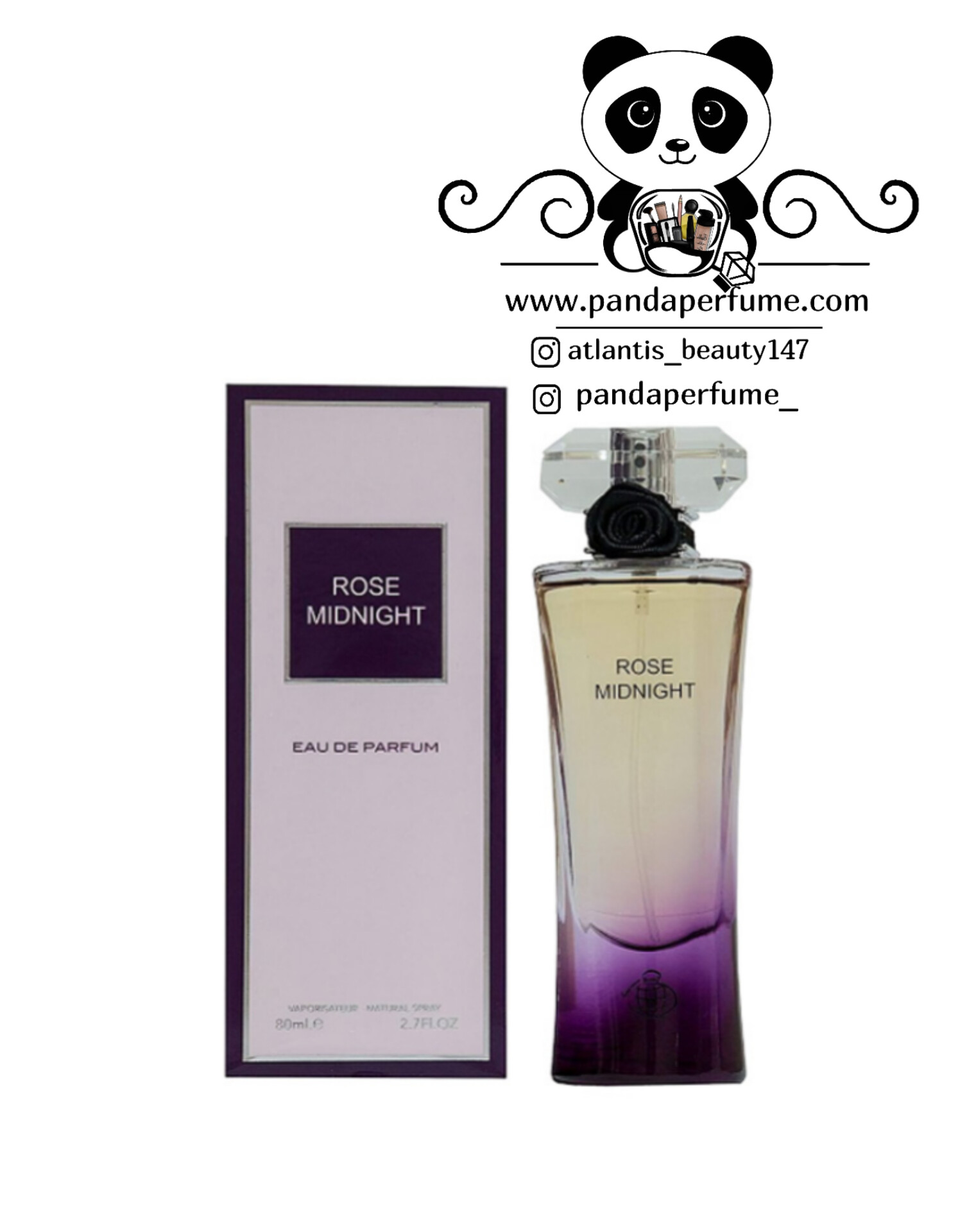ادکلن زنانه رز میدنایت فرگرنس وُرلد|Fragrance World Rose Midnight