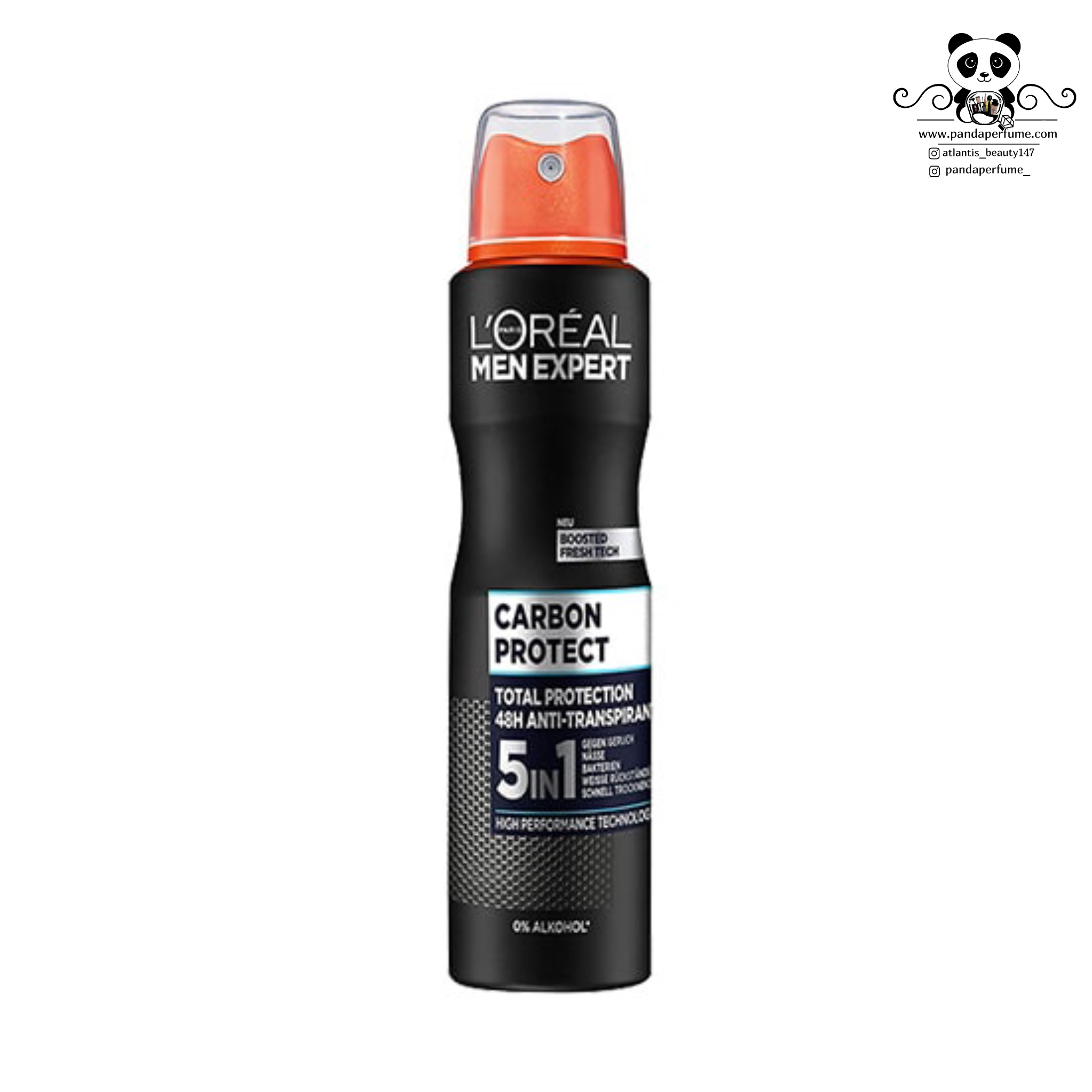 اسپری ضد تعریق لورآل کربن پروتکت | Loreal Carbon Protect 5×1