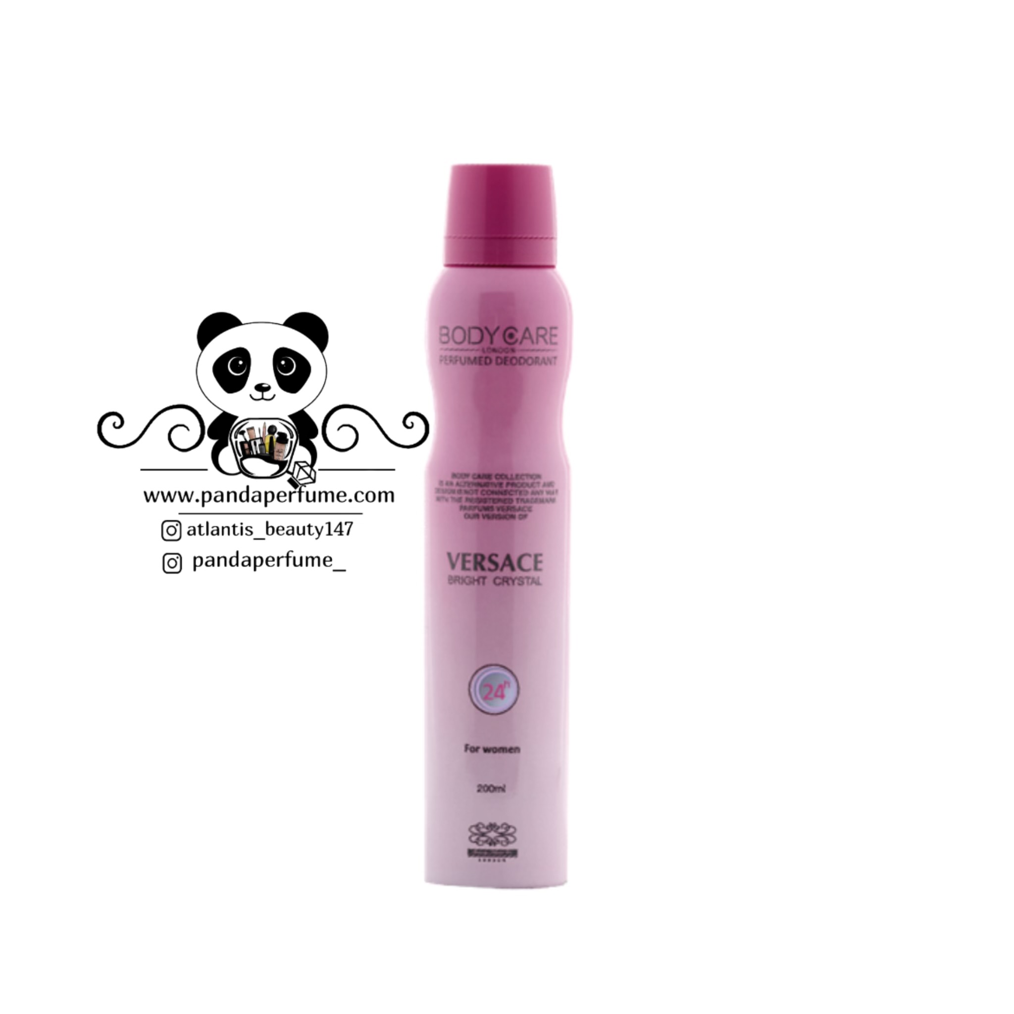 بادی کر ورساچ صورتی | BRIGHT CRYSTAL BODY CARE