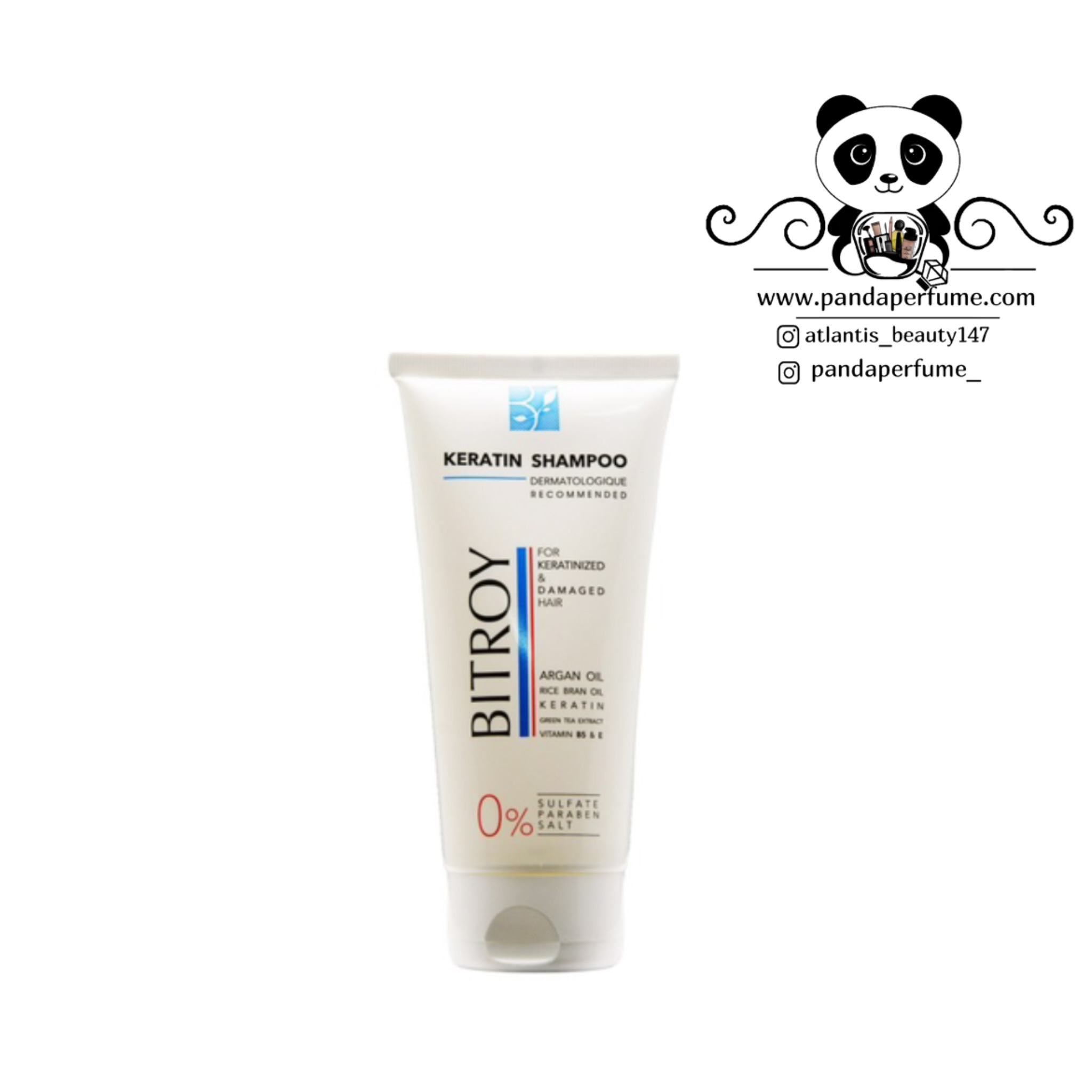 شامپو کراتینه بیتروی 200 میلی لیتر |  Bitroy Argan Oil for Keratinized and Damaged Hair Repair Shampoo 