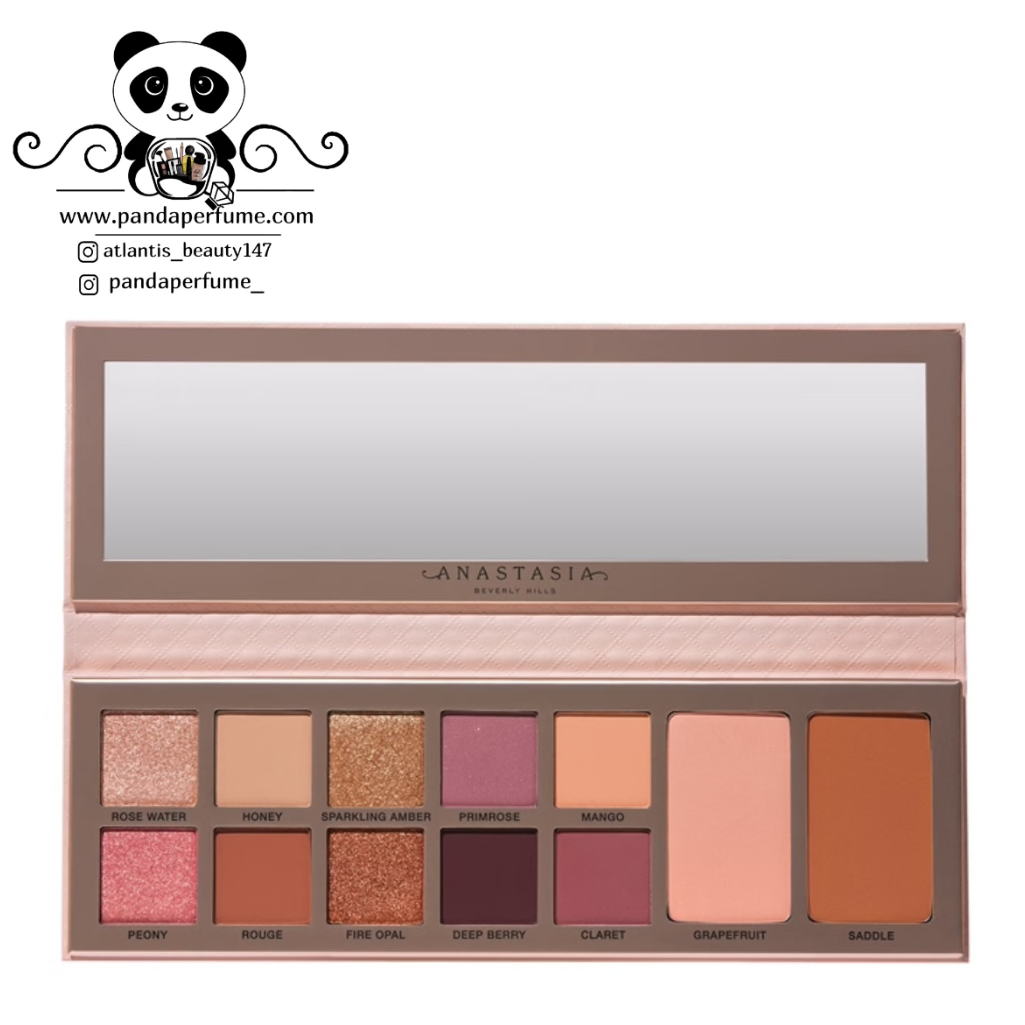 پالت سایه و رژگونه آناستازیا مدل پرایم رز/ANASTASIA BEVERLY HILLS Primrose Palette