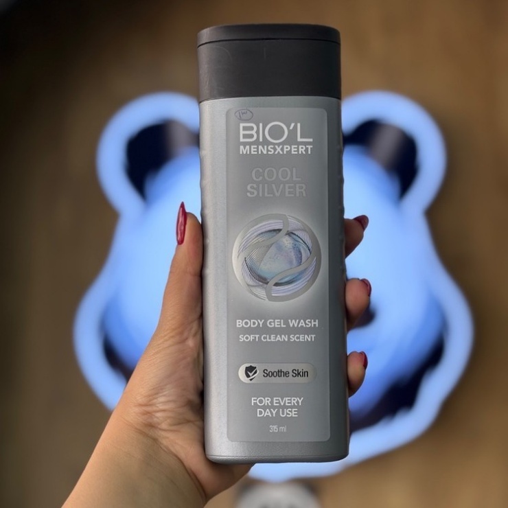 شامپو بدن مناسب انواع پوست  BIOL Cool Silver Body Wash