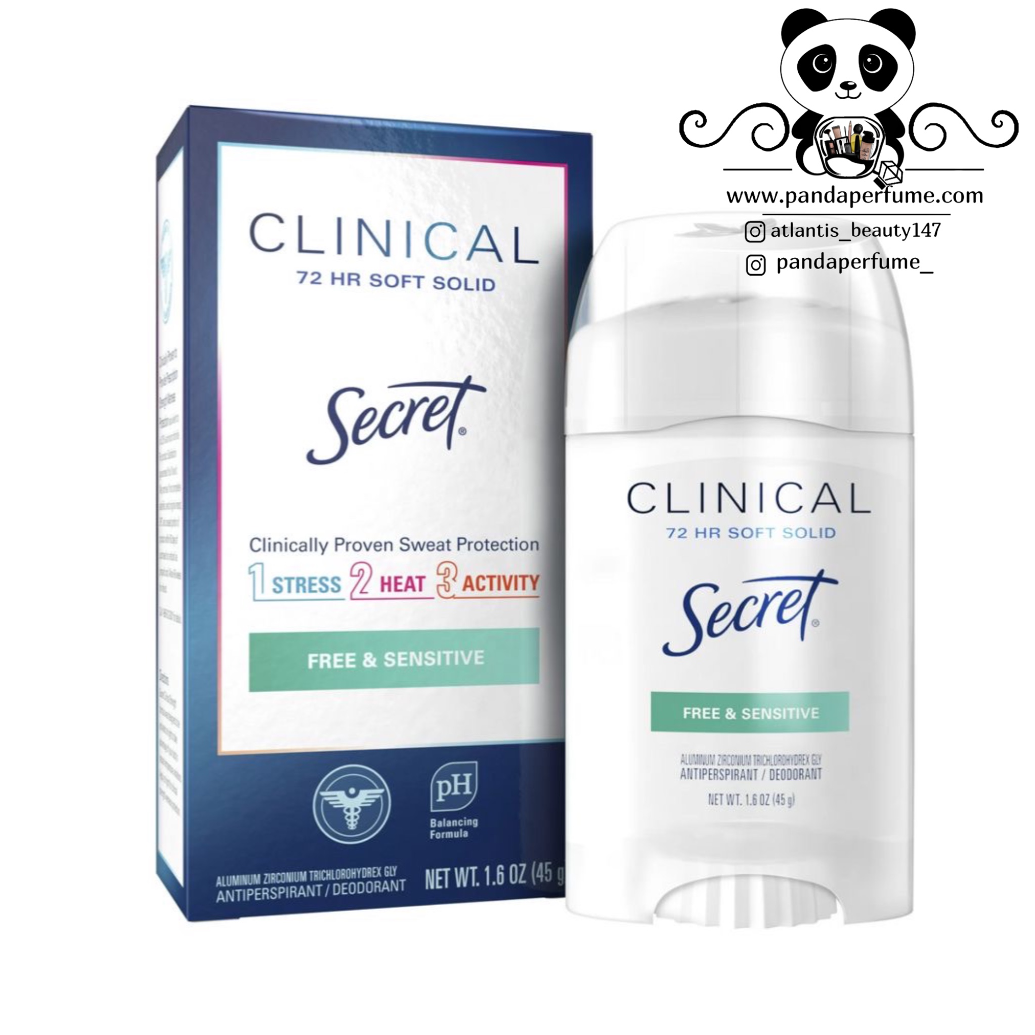 مام استیک سکرت ژله ای Secret Unscented حجم 73 گرم | Secret Unscented Antiperspirant Deodorant