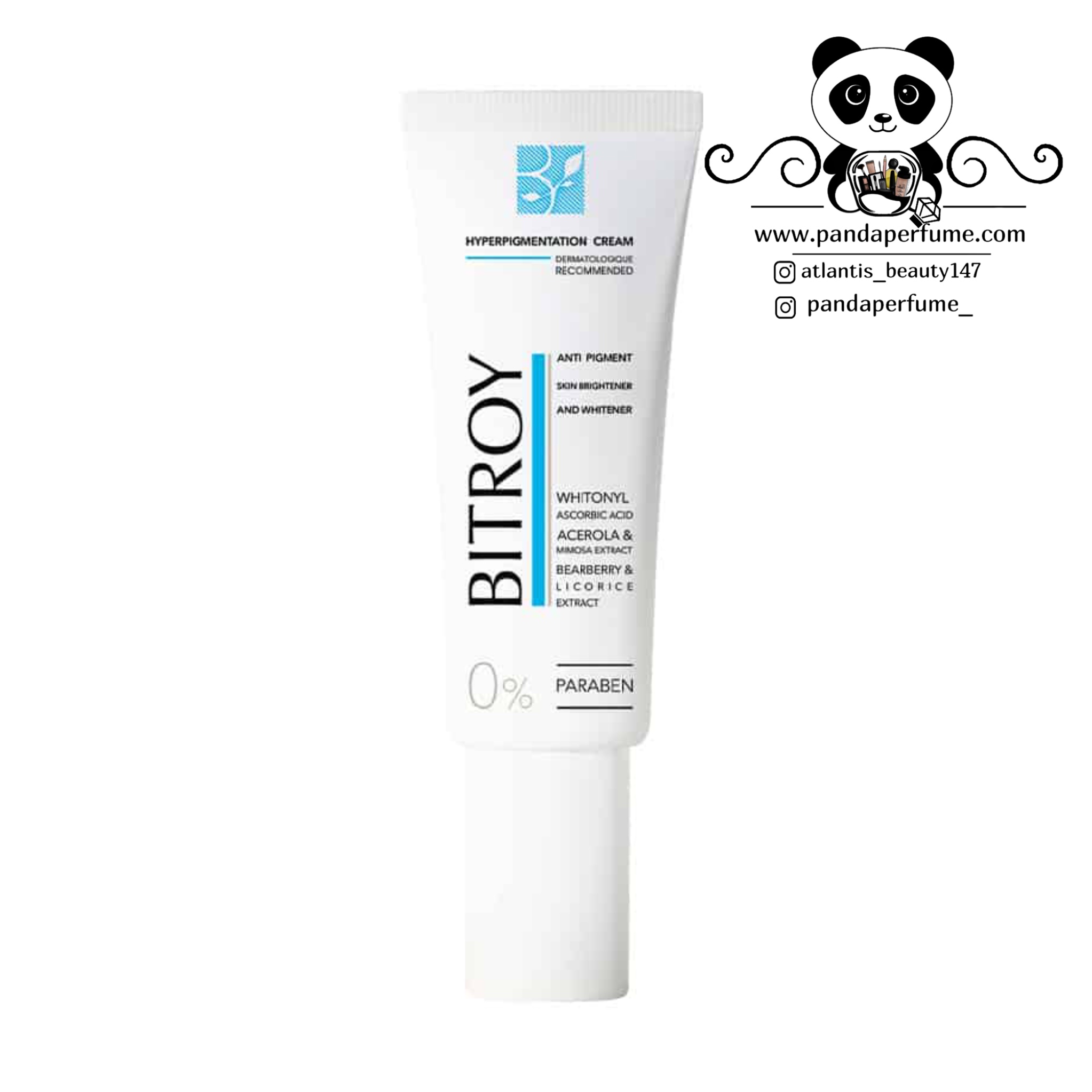 کرم ضد لک حاوی عصاره جلبک قرمز دریایی و ویتامین C حجم 30 میل بیتروی |  Bitroy Seaweed And Vitamin C Hyperpigmentation Cream 30ml