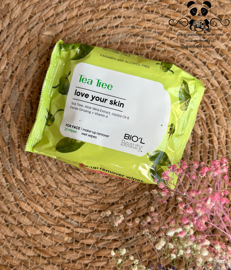 دستمال مرطوب ٢٠عددي بیول | tea tree