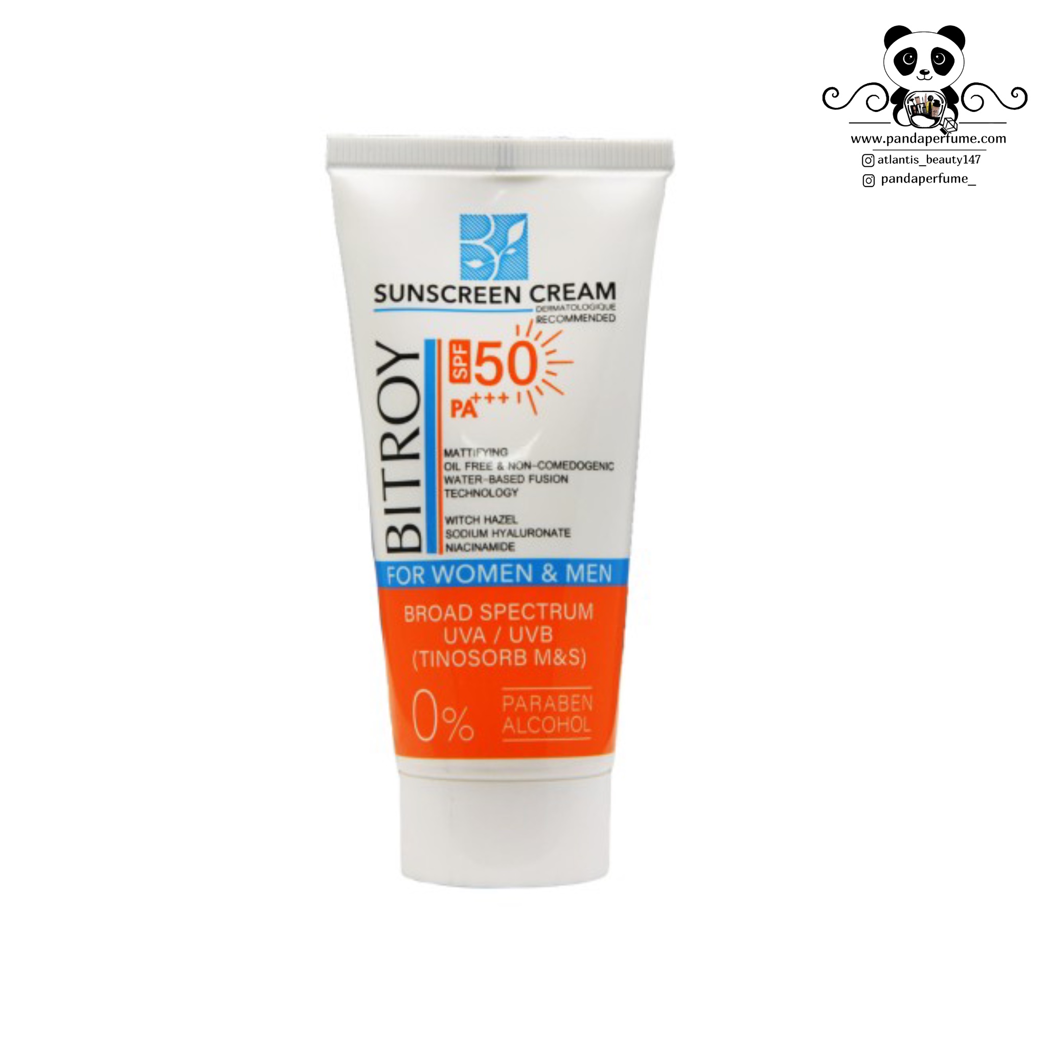 کرم ضد آفتاب بی رنگ پوست خشک بیتروی |  Bitroy Colorless sunscreen